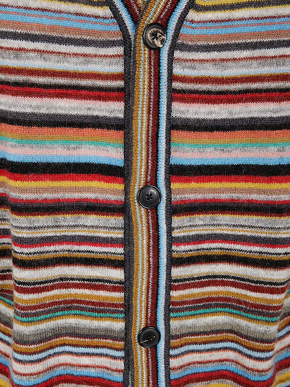 Shop Paul Smith Mens Cardigan Button Thro In Multi