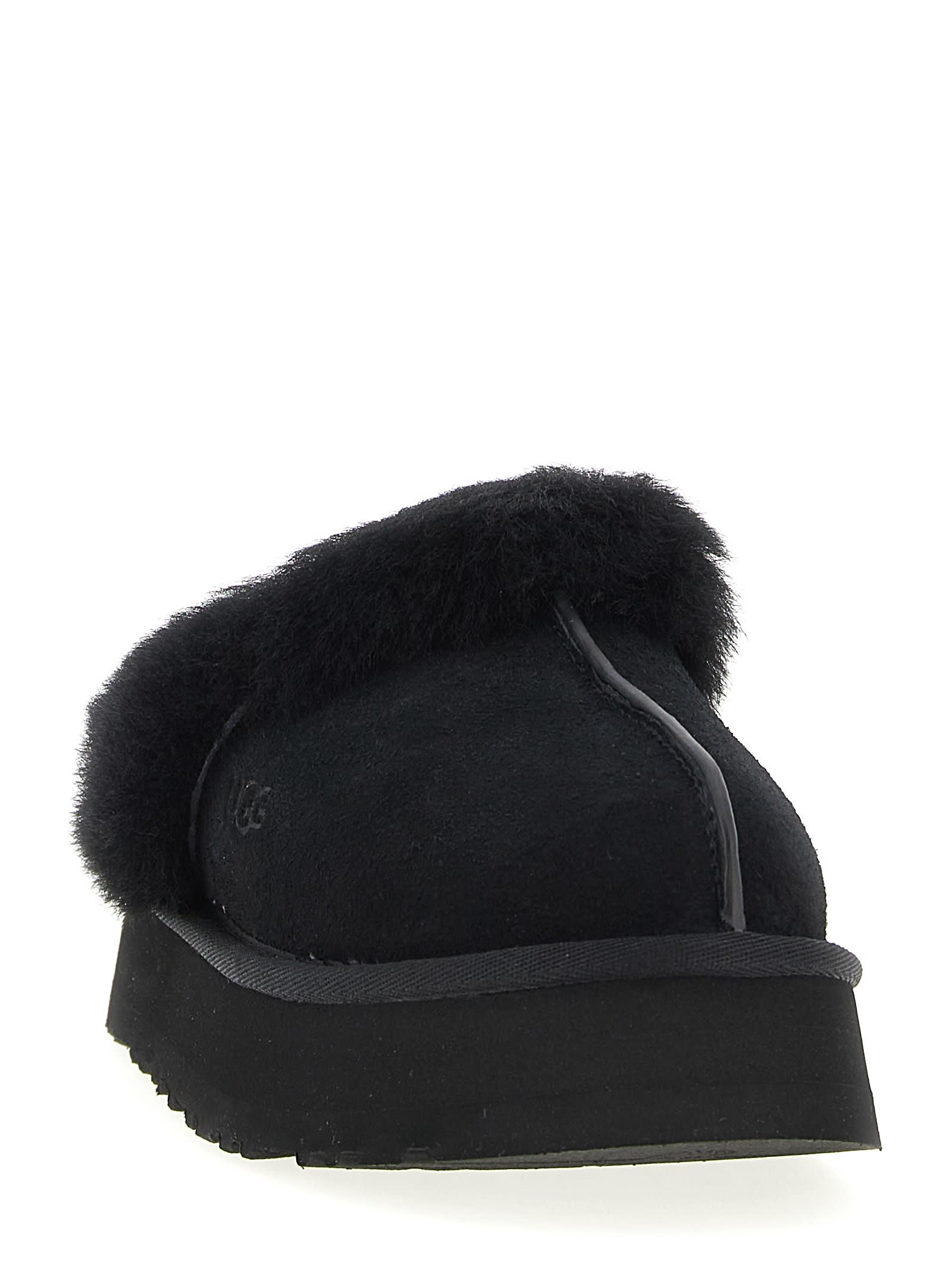 Ugg Disquette Slipper In Black