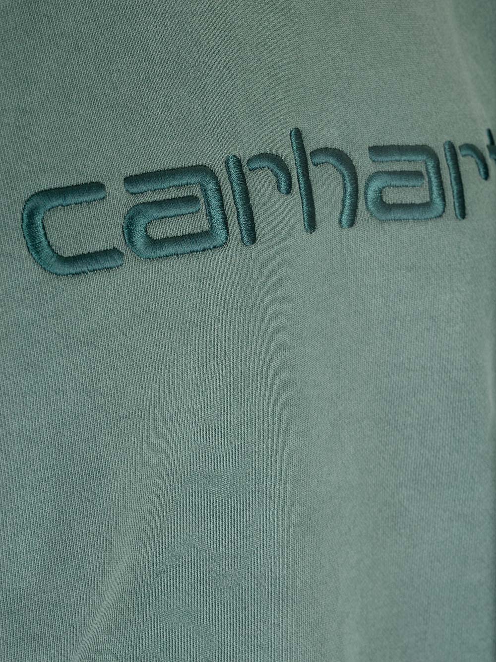 Shop Carhartt Green Logo Sweatshirt
