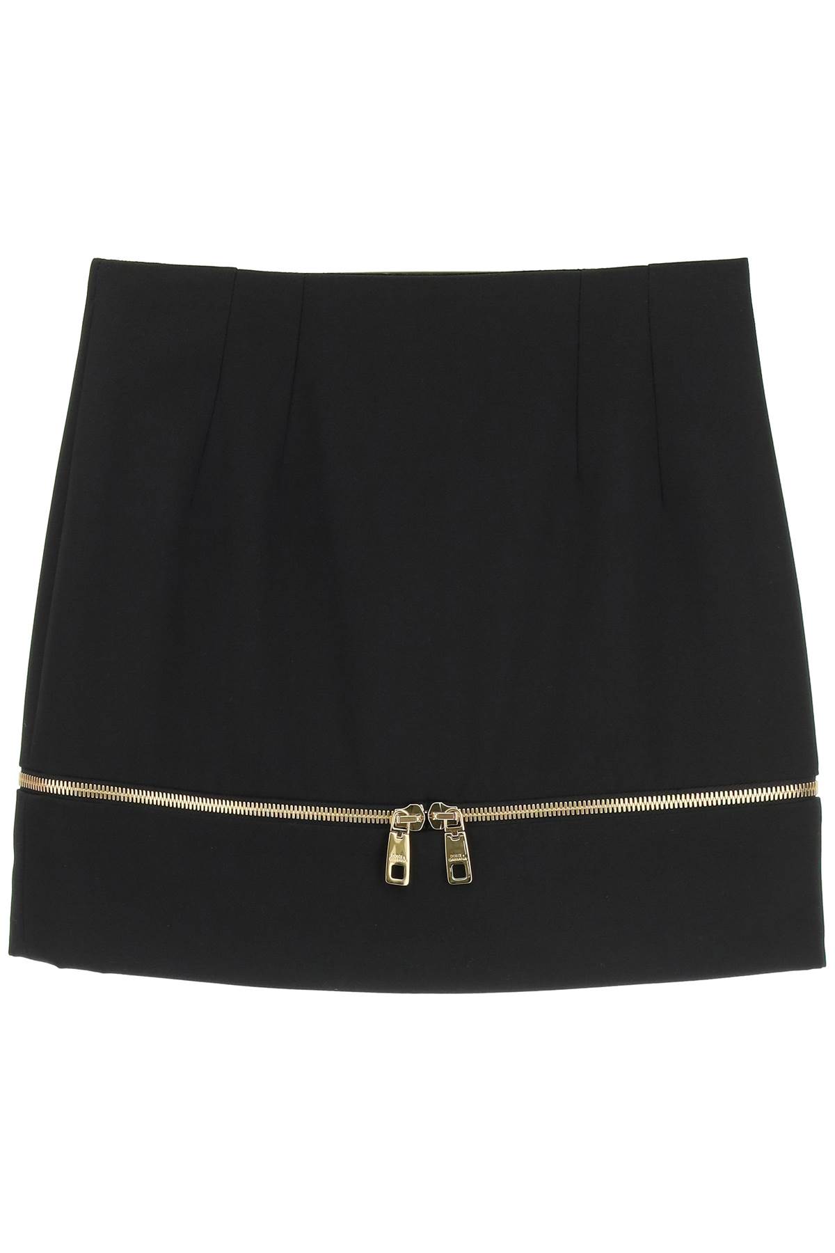 Dolce & Gabbana Mini Skirt With Zip