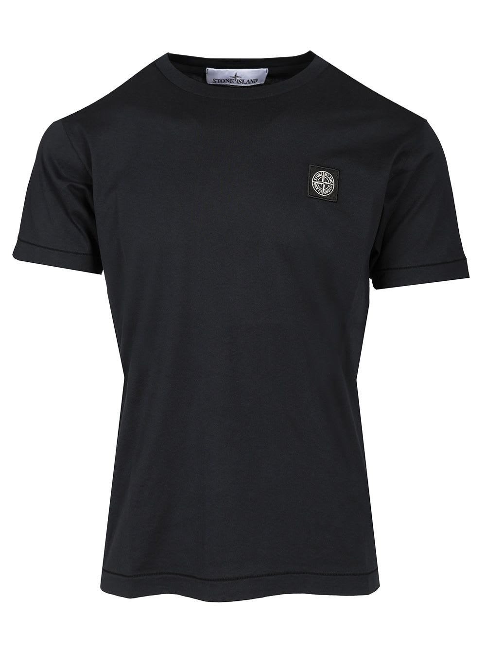 Stone Island Short-sleeved Cotton Jersey T-shirt In Multi