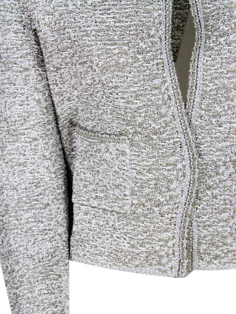 Fabiana Filippi Sweaters Golden In Grigio - Argento
