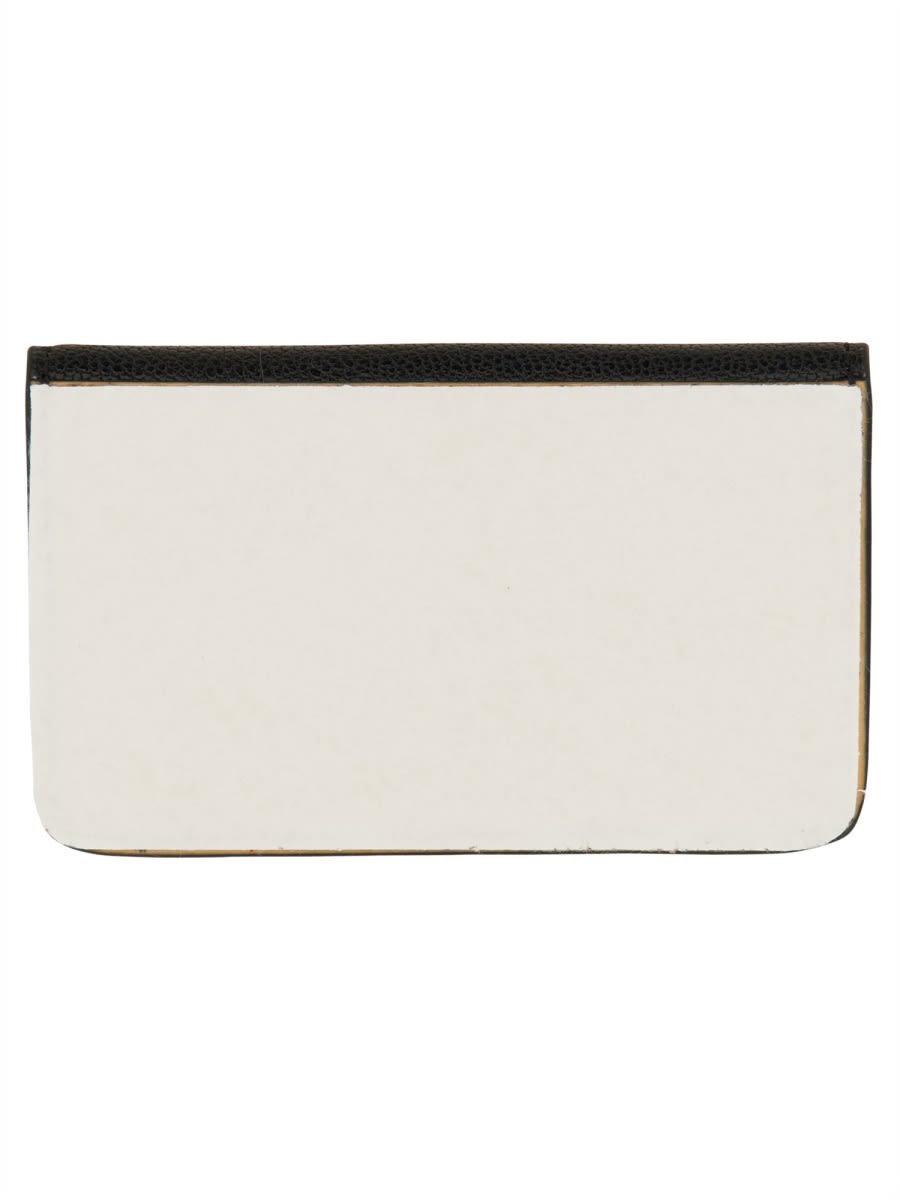 Shop Anya Hindmarch Leather Wallet In Black