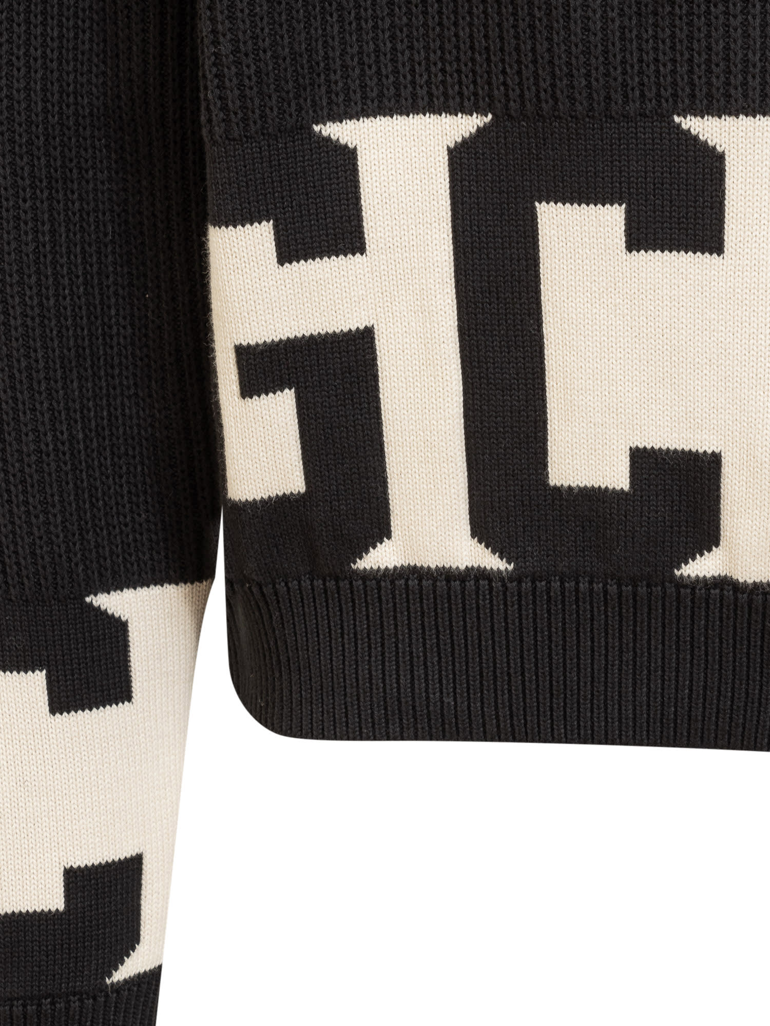 Shop Gcds Sweater With Logo In Black