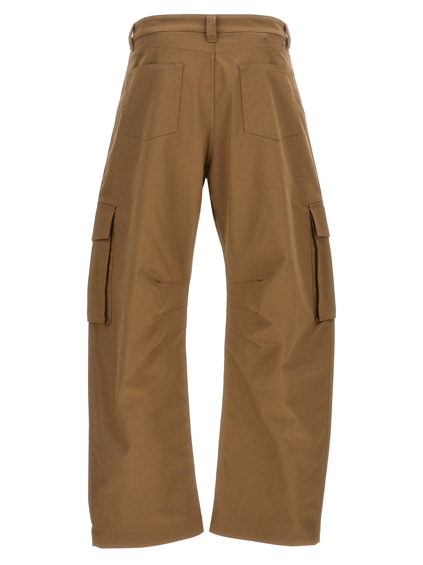 Shop Golden Goose Leniin Cargo Pants In Beige