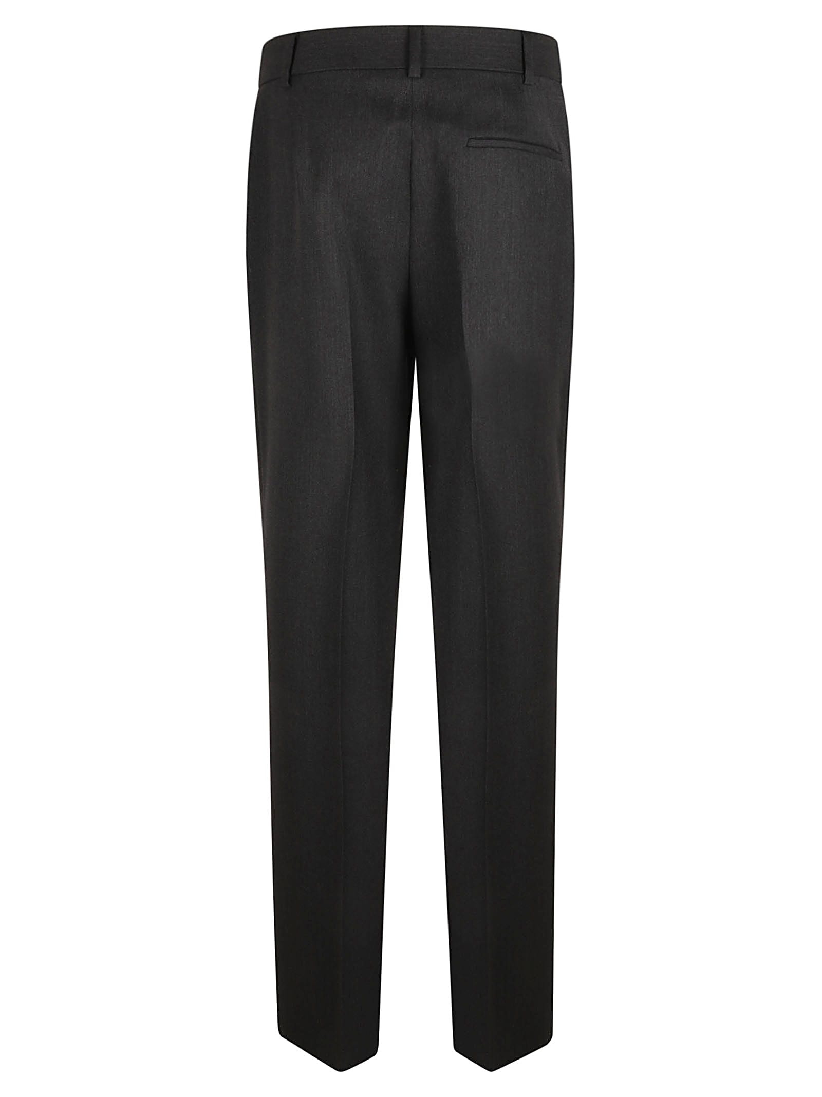 Shop Moschino Concealed Trousers In Grey