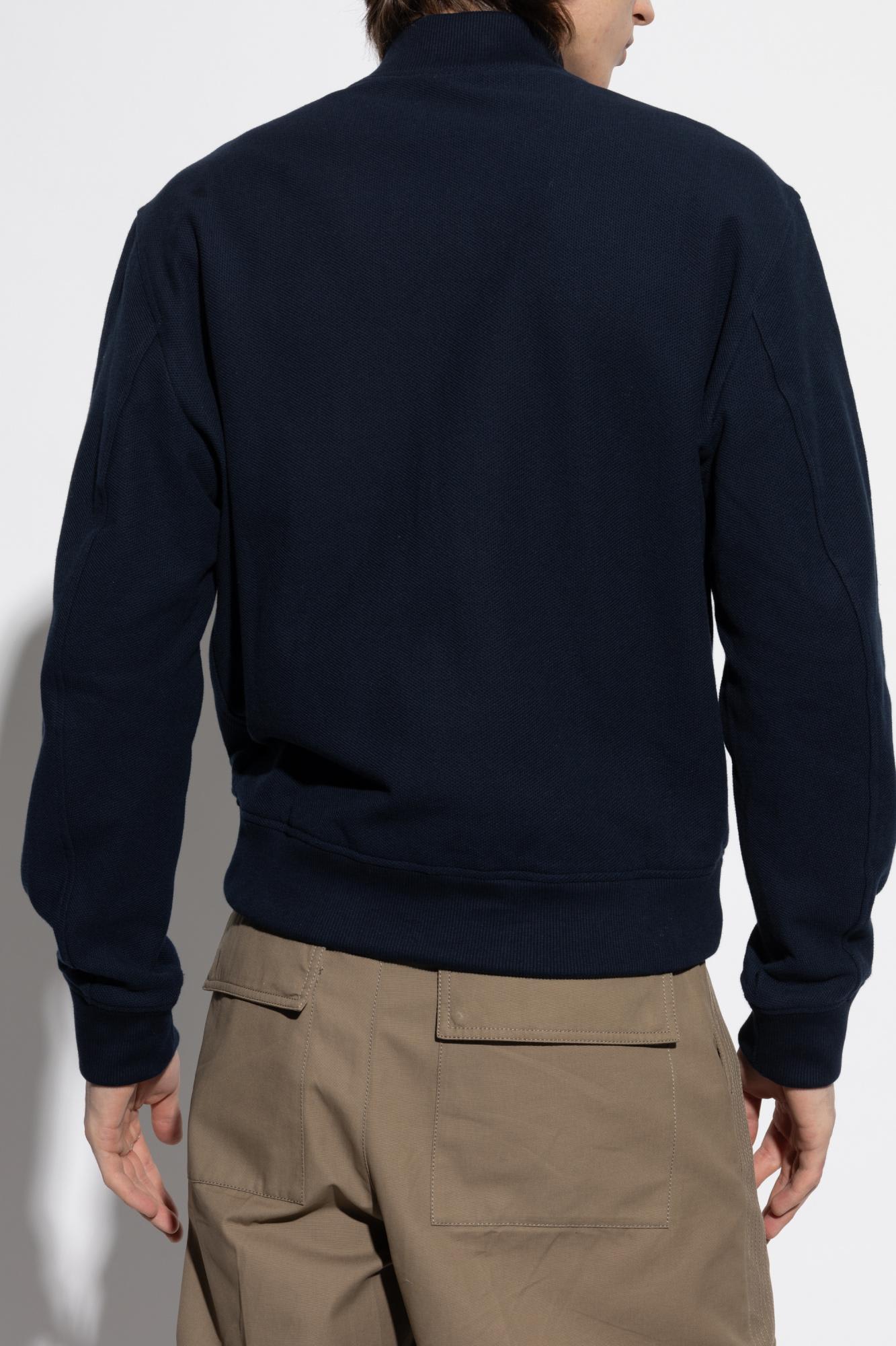 Etro Embroidered Logo Bomber Jacket In Blue