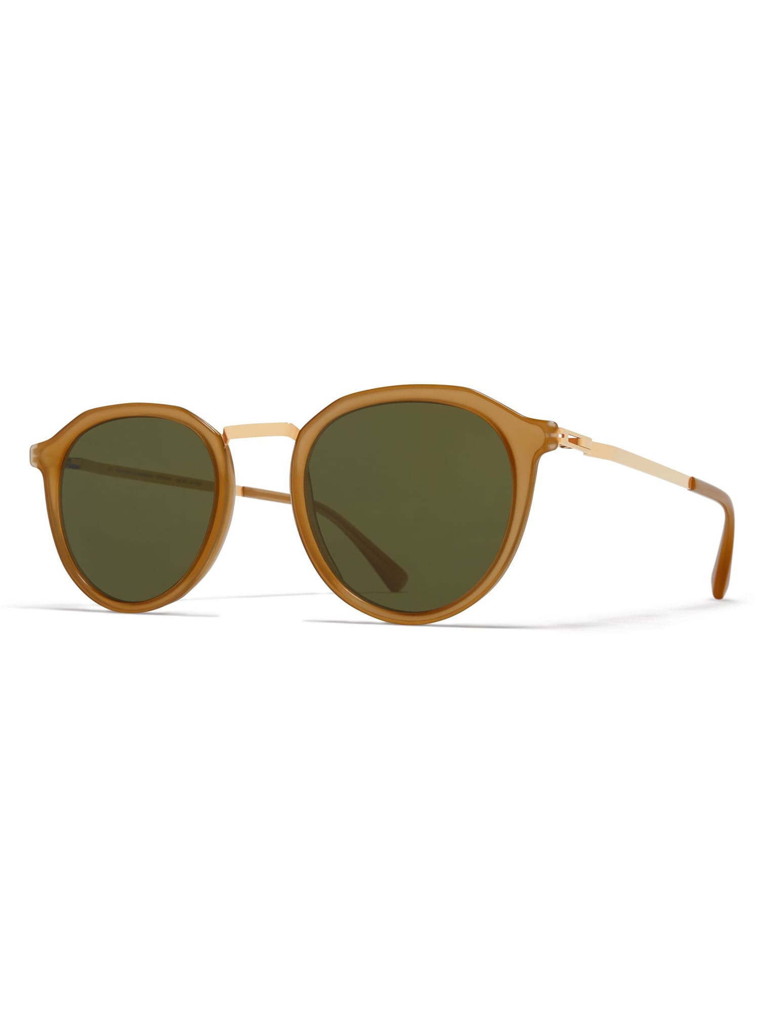Shop Mykita Paulson Sunglasses In _gg/browndarkbrown