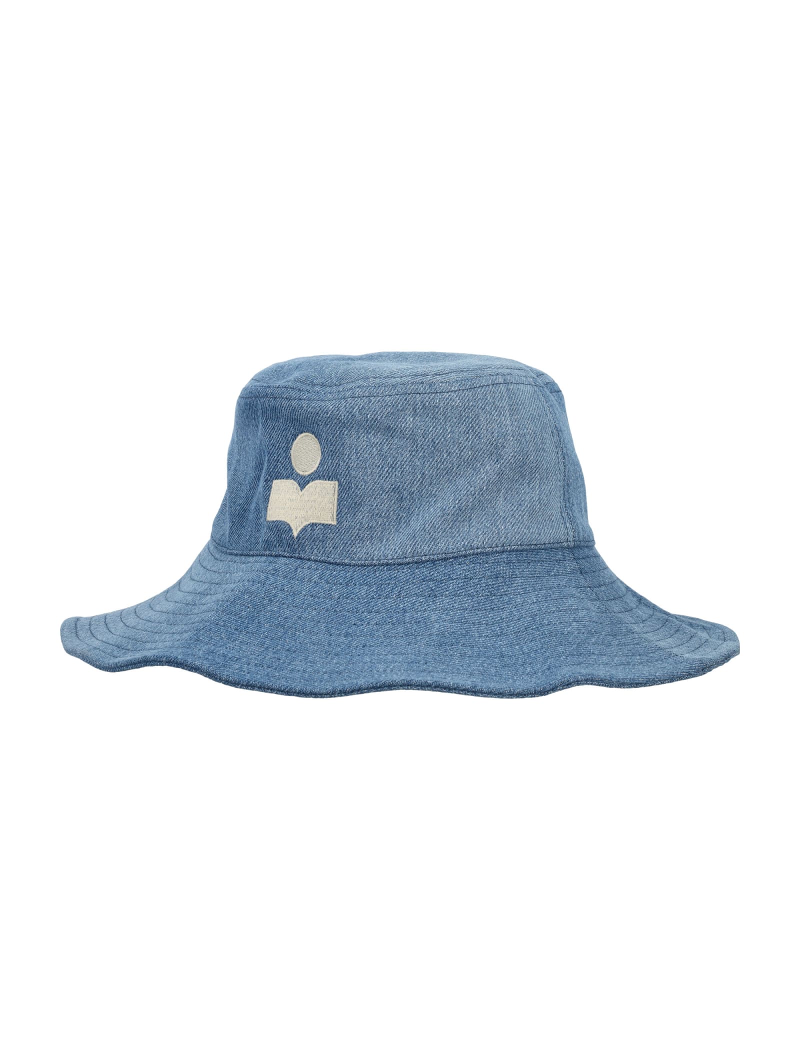 Shop Isabel Marant Delya Hat In Light Bleu