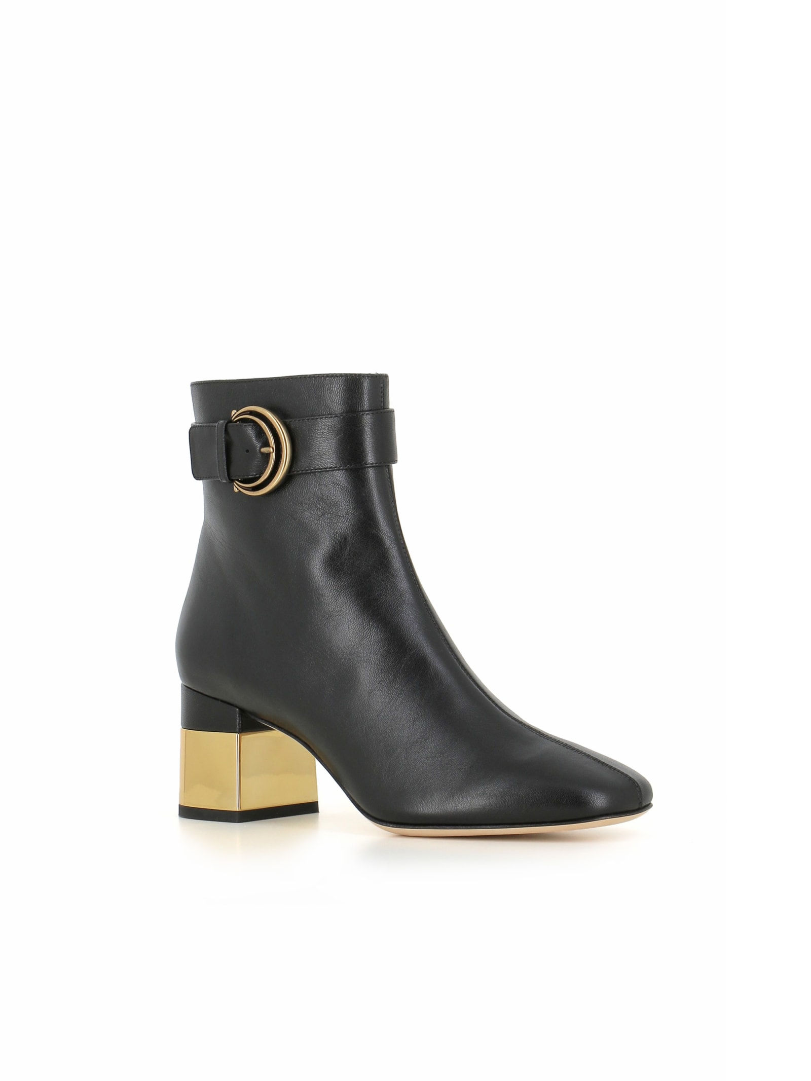 Shop Chloé Ankle Boot Alizè In Black