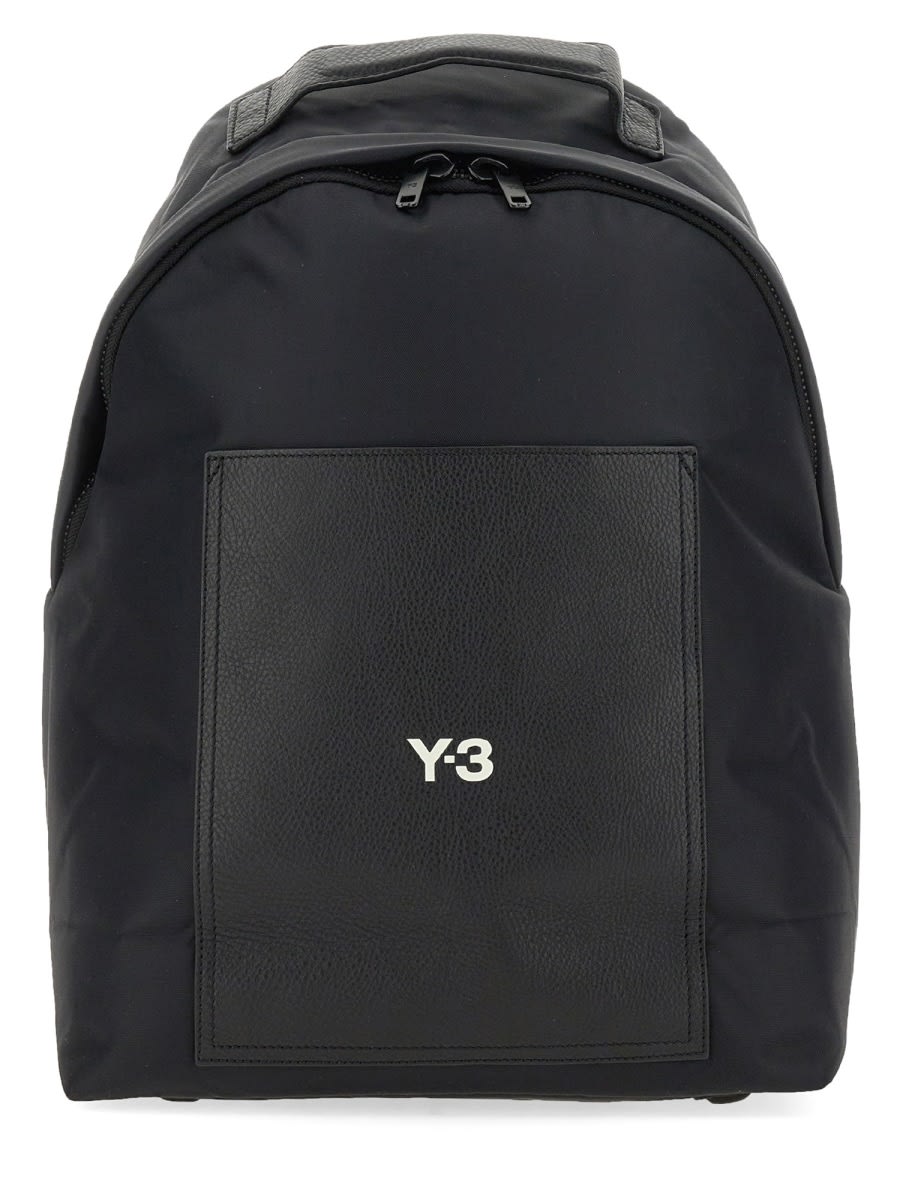 Y-3 Nylon Backpack In Black