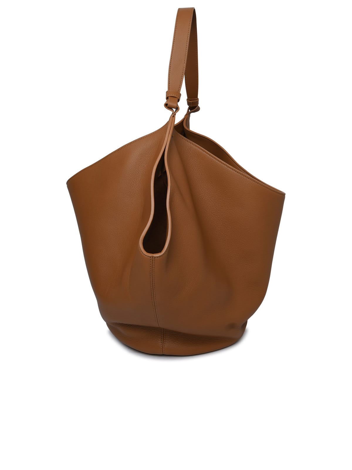 Shop Khaite Beige Leather Bag