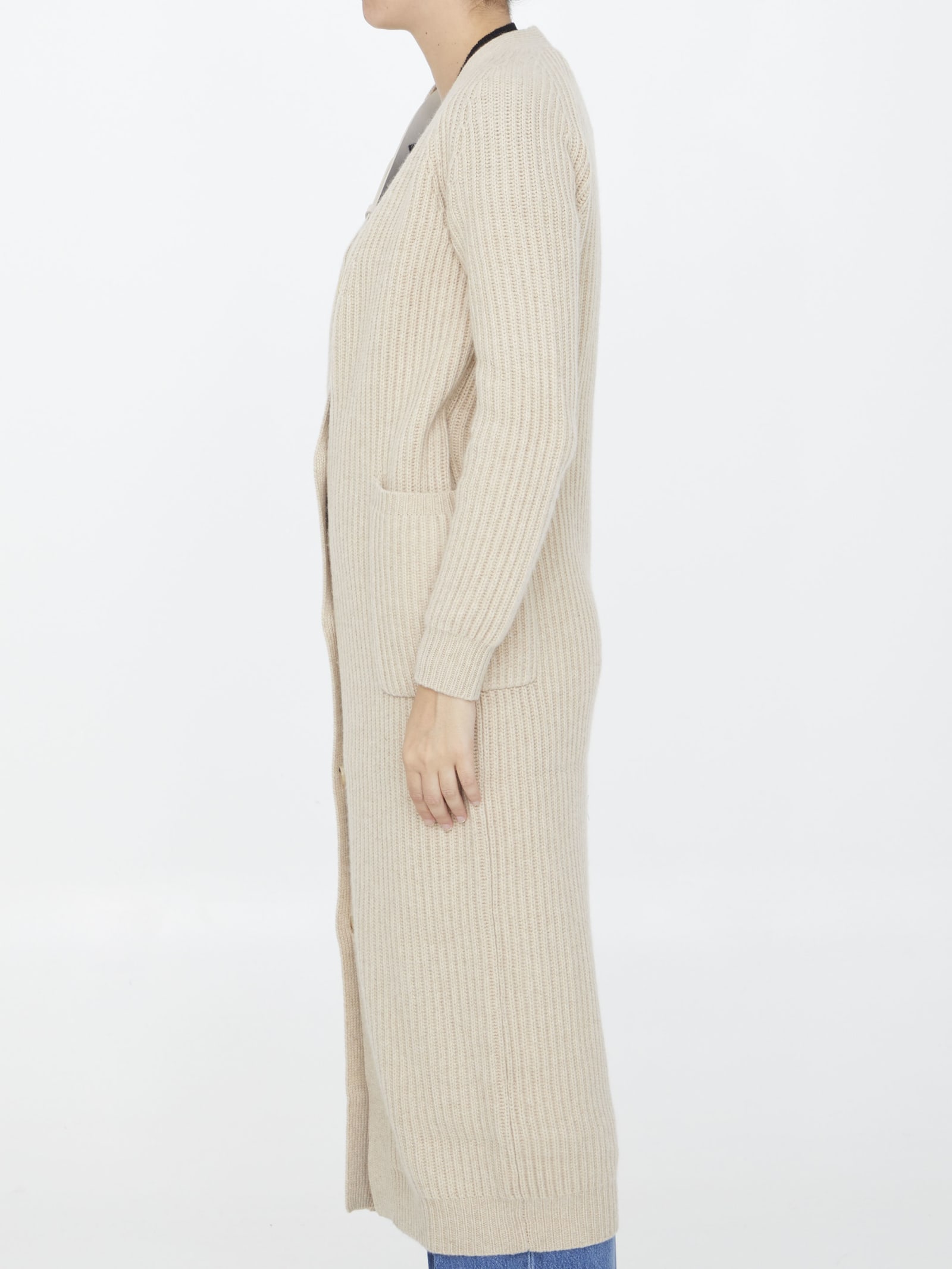 Shop Max Mara Sumatra Cardigan In Avorio