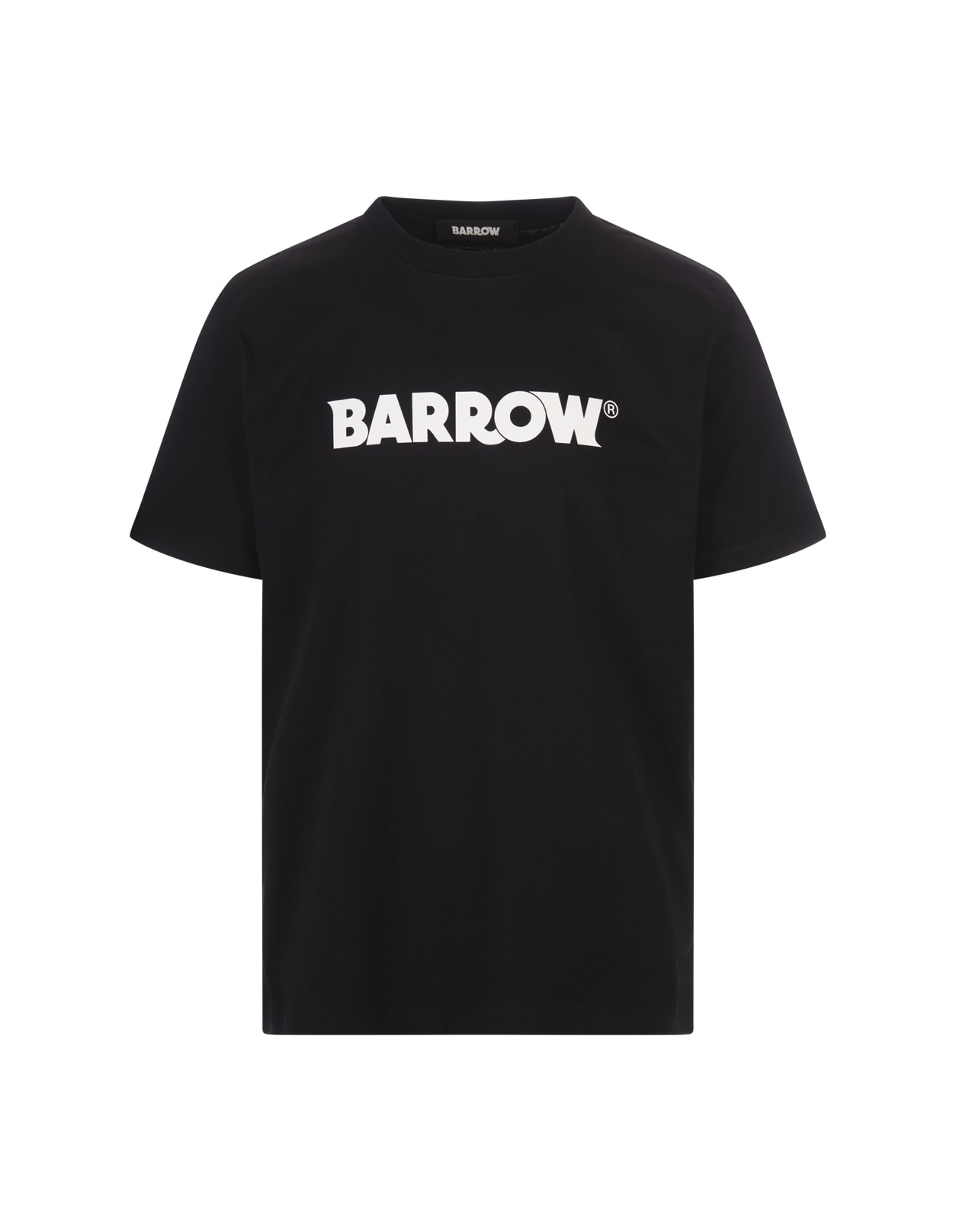 Black T-shirt With Logo Lettering