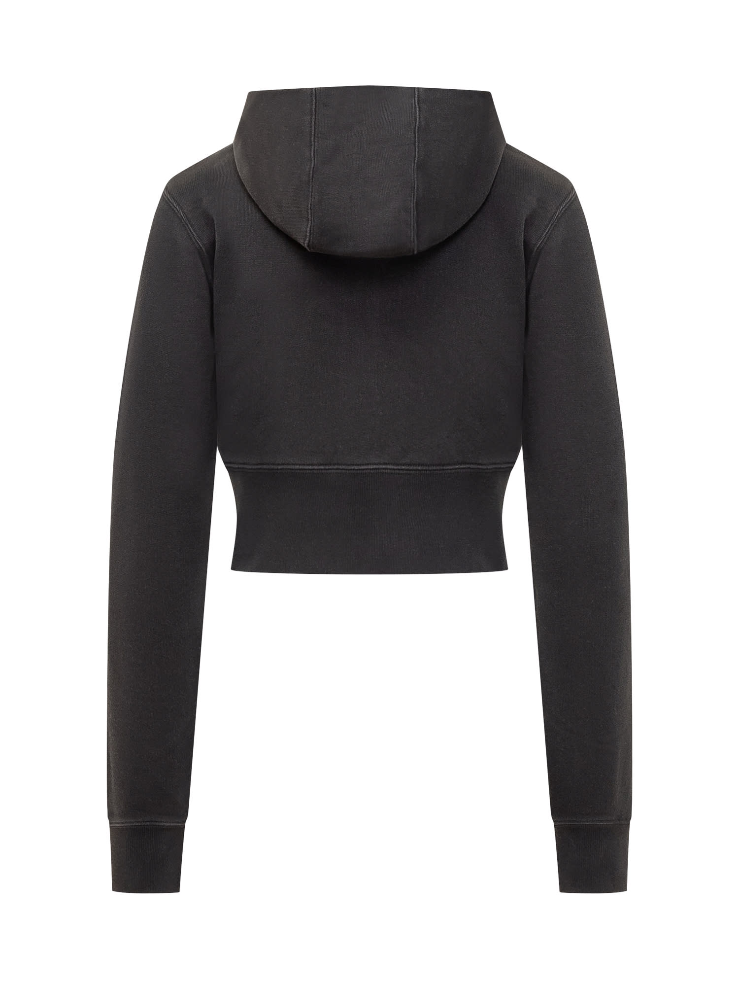 Shop Ambush Crop Hoodie In Tap Shoe