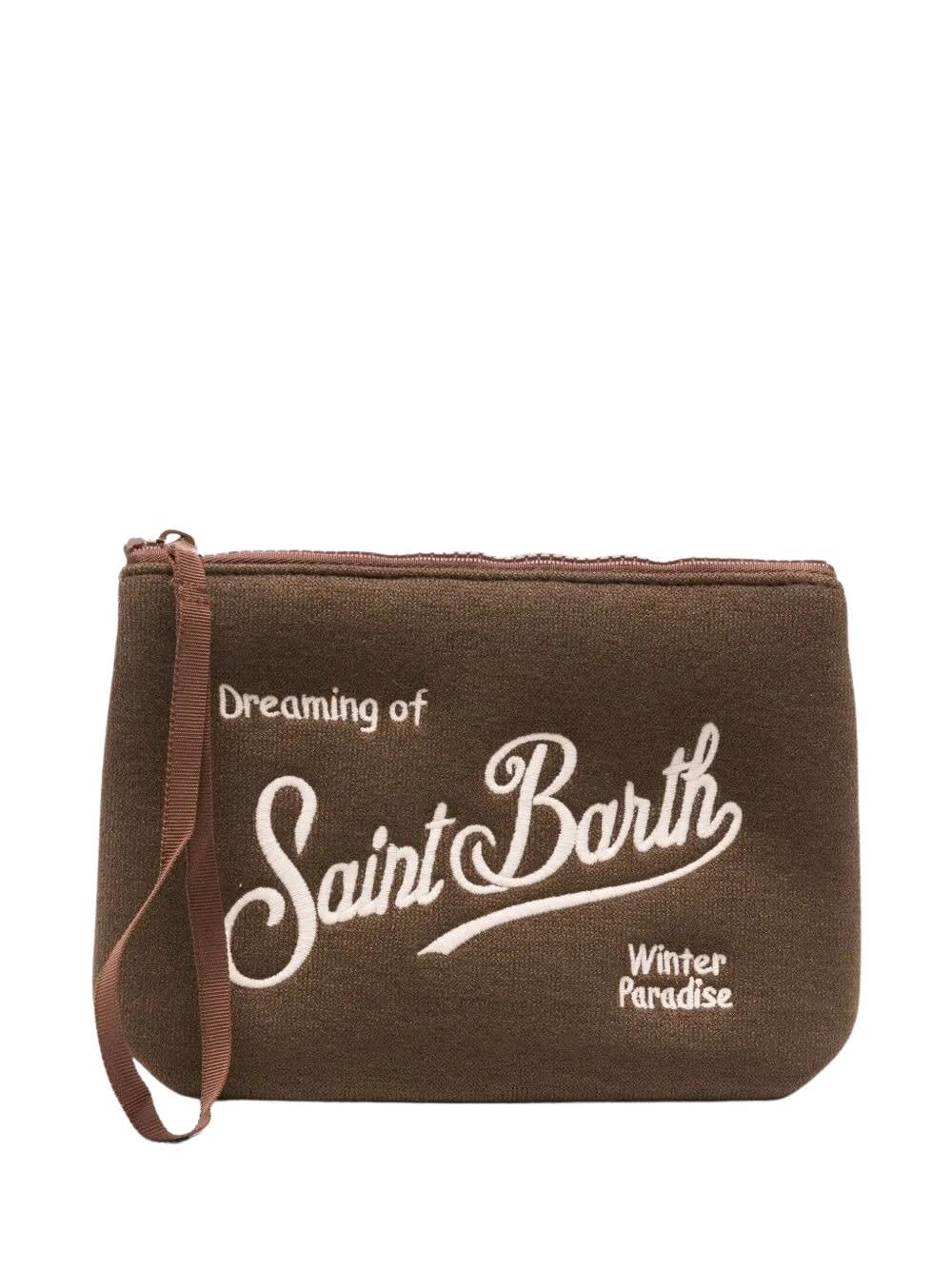 Mc2 Saint Barth Aline Wool In Brown