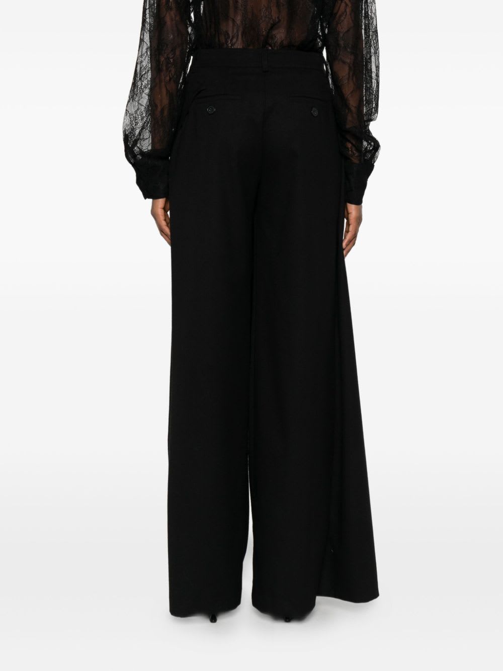The Nina Studio Wrap Pants In Black