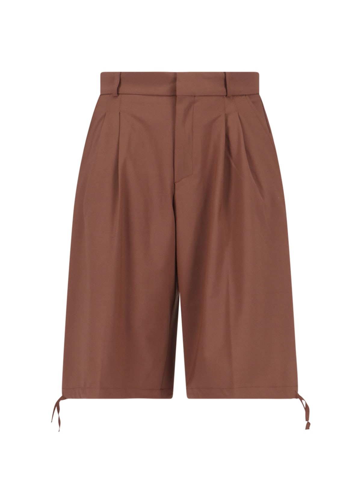 Shop Bonsai Wide Shorts In Brown