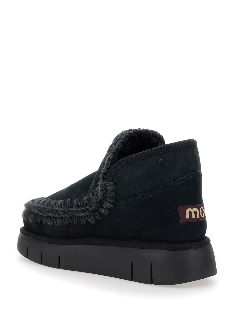 Shop Mou Eskimo Sneaker Bounce In Black