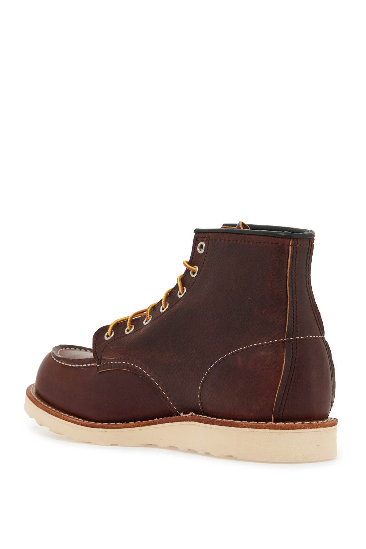 Shop Red Wing Classic Moc Ankle Boots In Brown (brown)