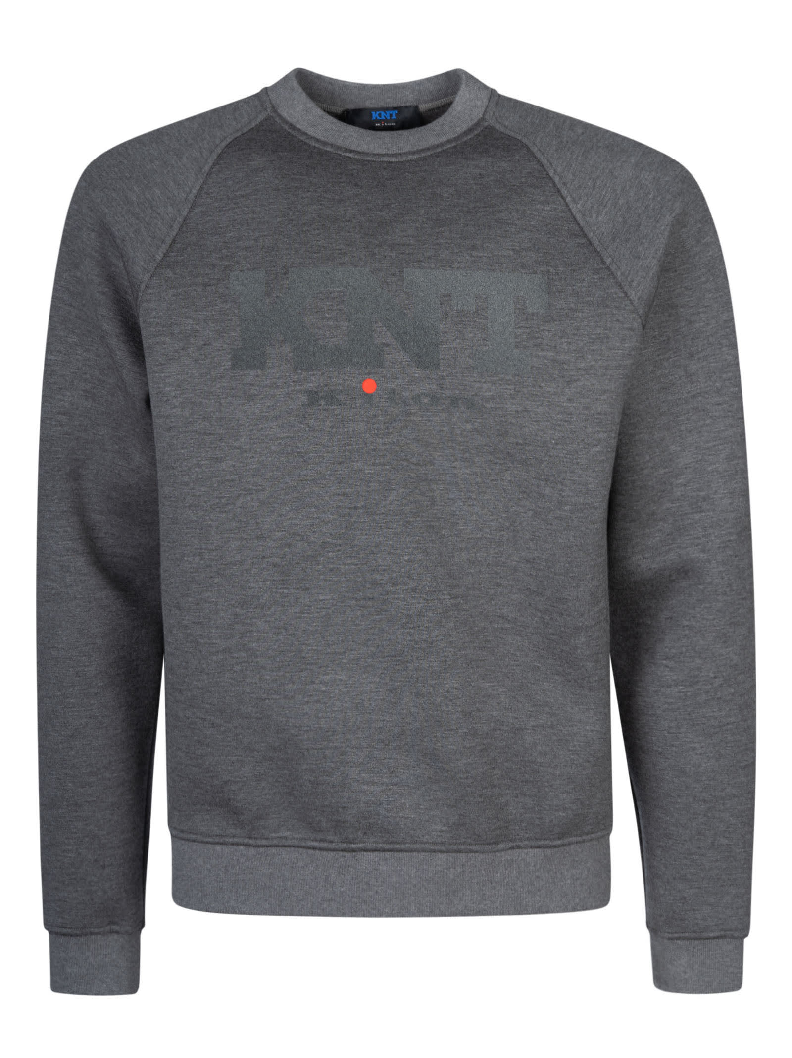 Kiton Knt Logo Sweater In Grey
