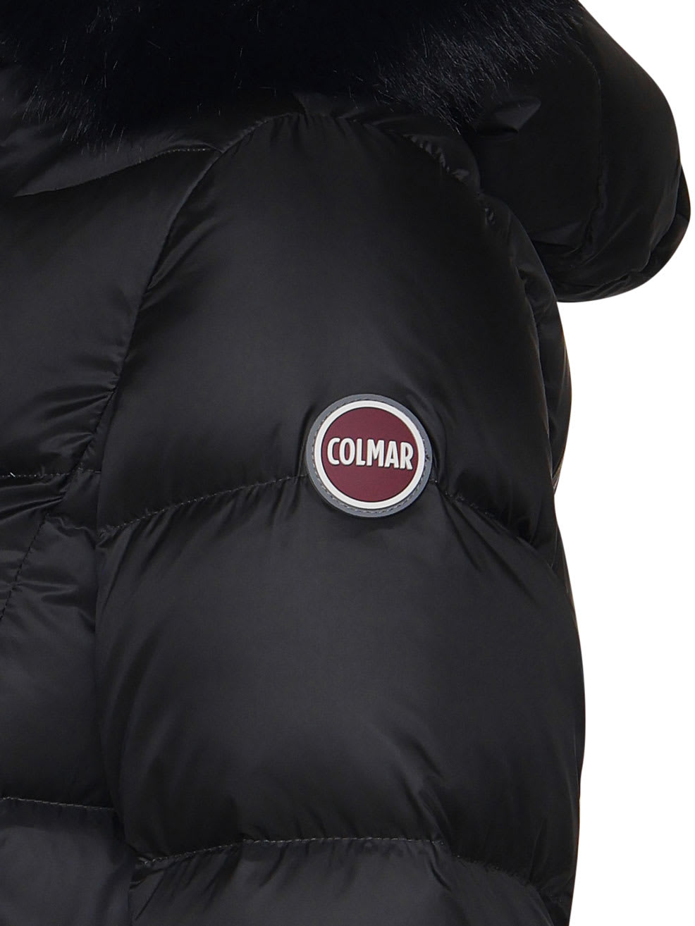 Colmar Long Jacket In Nylon In Black