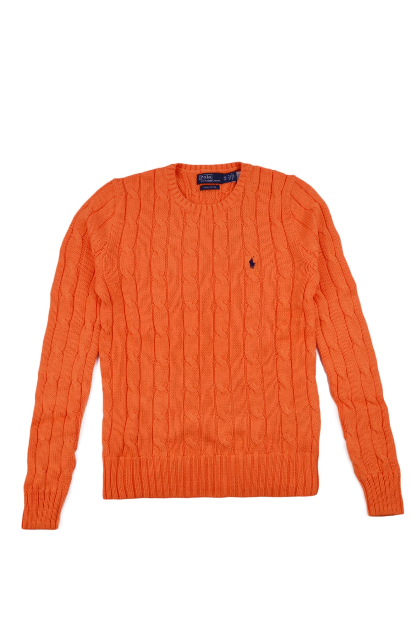 Shop Polo Ralph Lauren Sweater In Orange