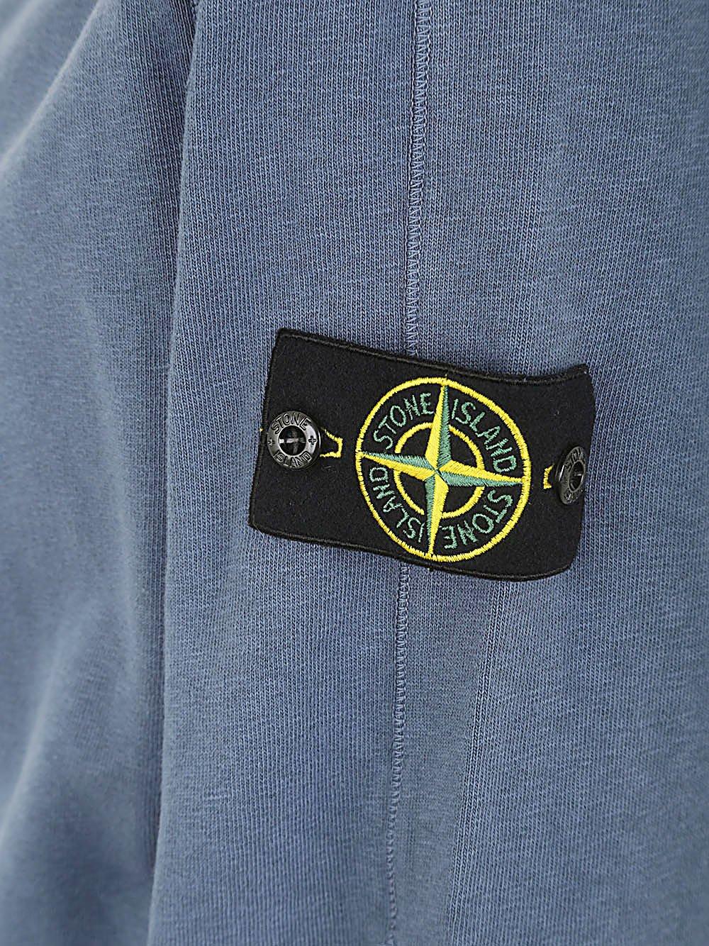 Shop Stone Island Compass-badge High-neck Zipped Sweatshirt In Multicolor