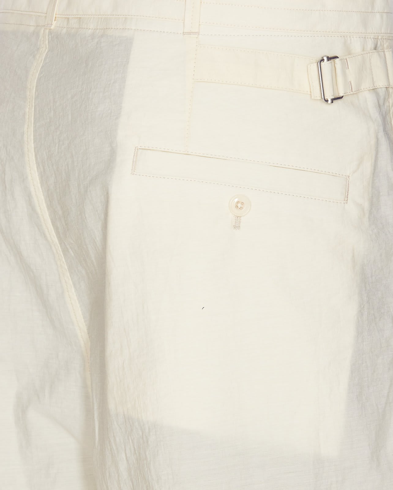 Shop Lemaire Belted Cargo Pants In Yellow