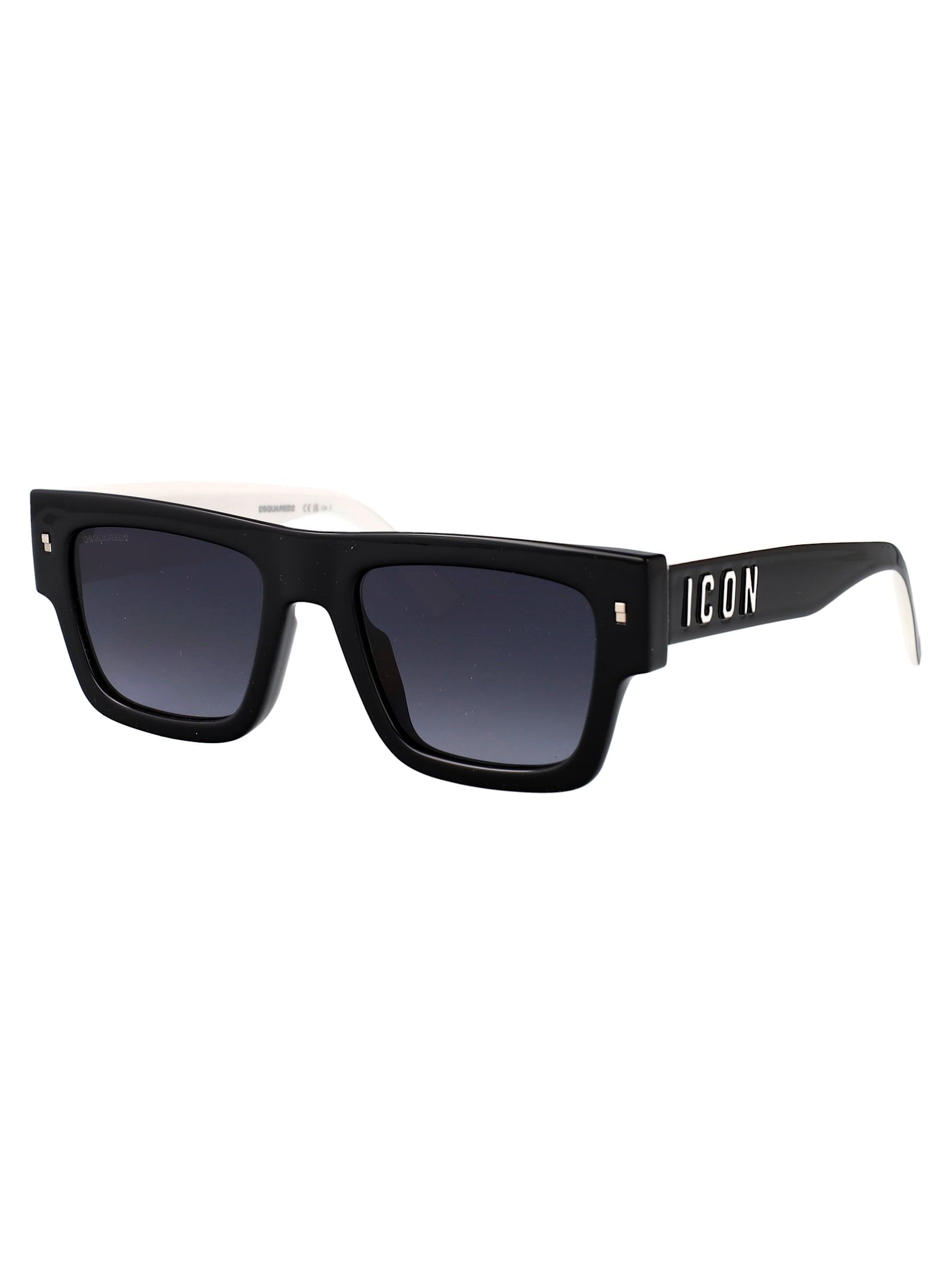 Dsquared2 Black Injectate Sunglasses In Black