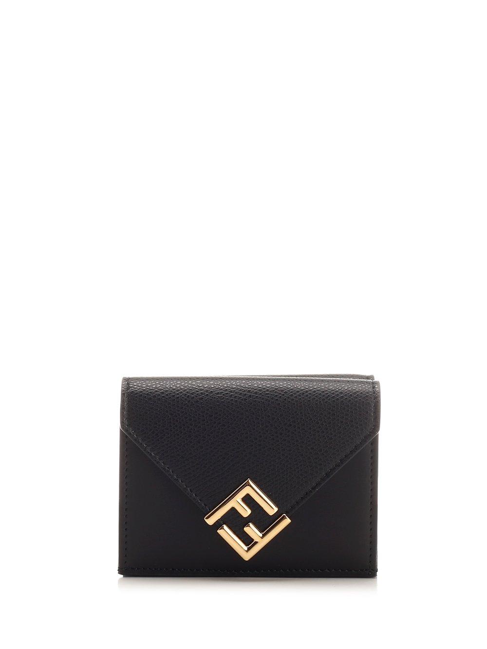 Shop Fendi Ff Plaque Padlock Wallet