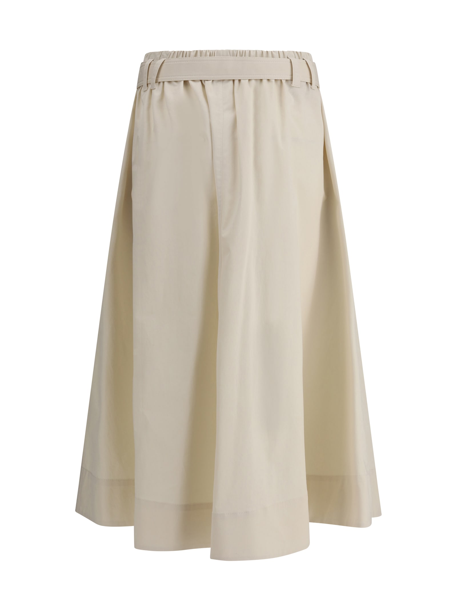 Shop Brunello Cucinelli Wide Skirt