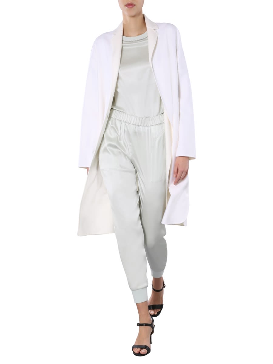 Fabiana Filippi Regular Fit Coat In White
