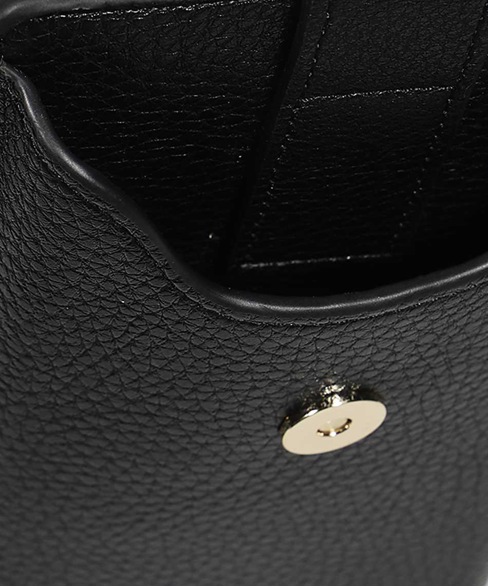 Versace Jeans Couture Phone Holder With Chain In Black