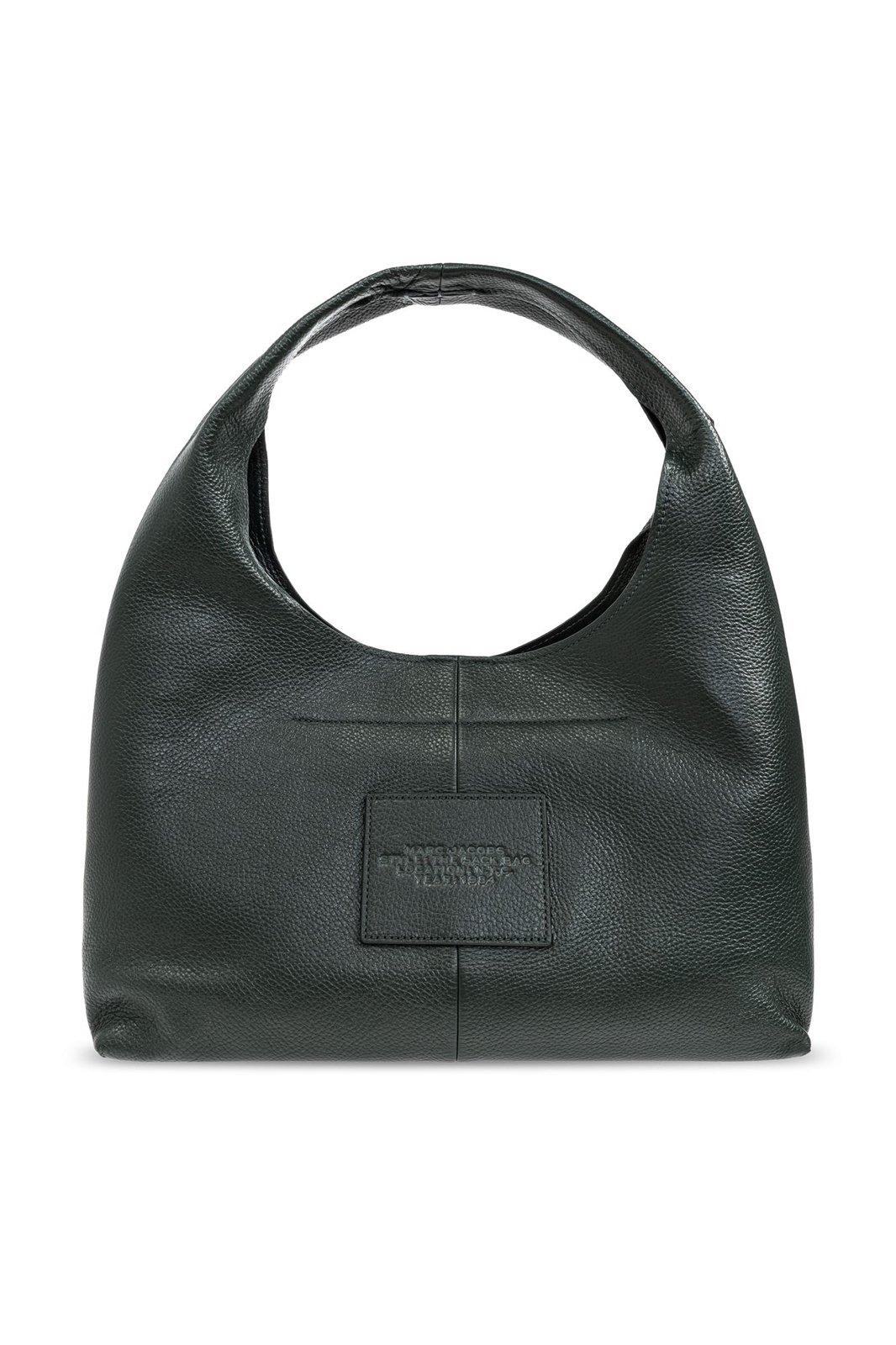 Marc Jacobs The Sack Logo Detailed Shoulder Bag In Green