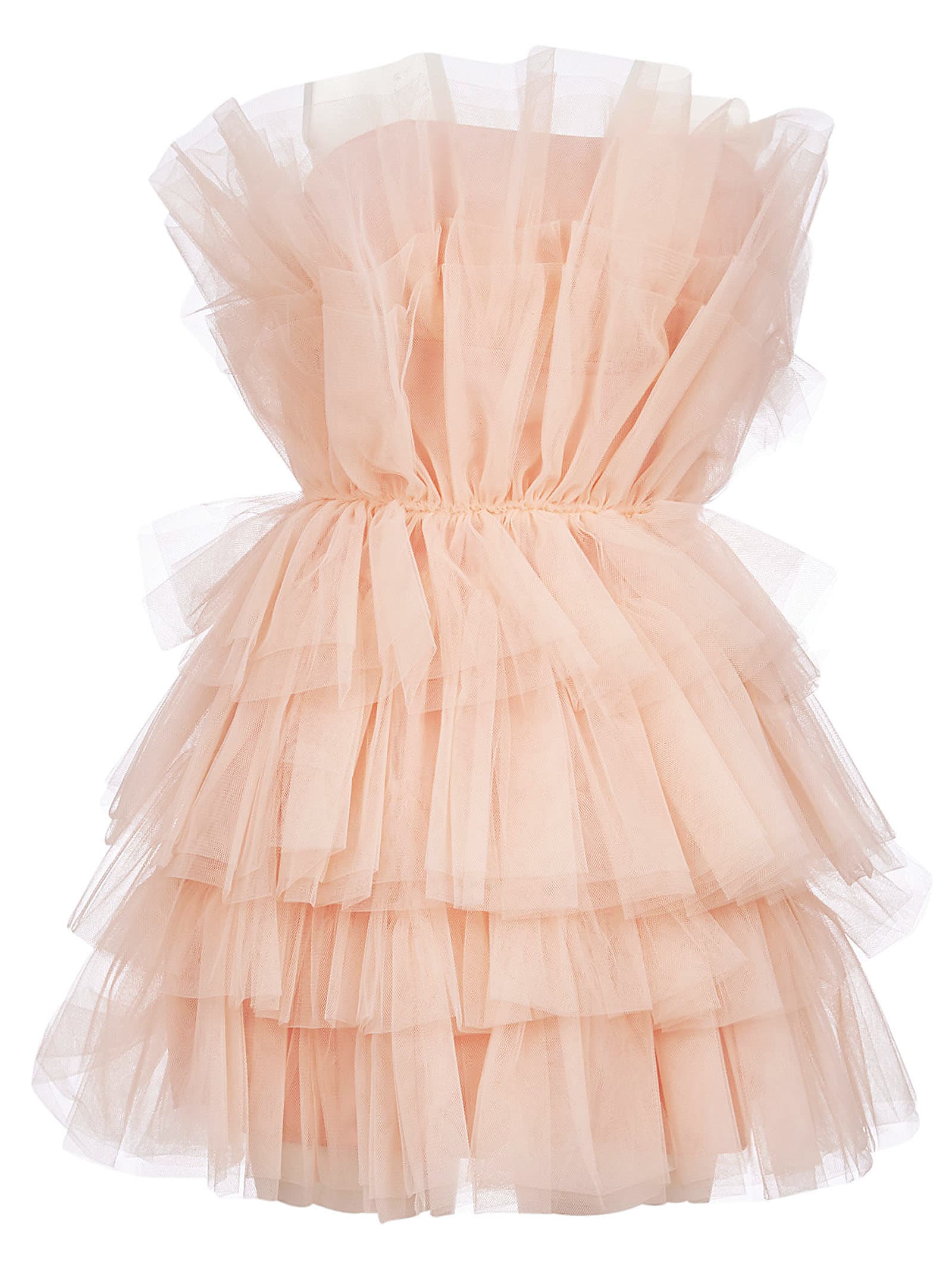 Aniye By Lace Pleated Dress In Rosa