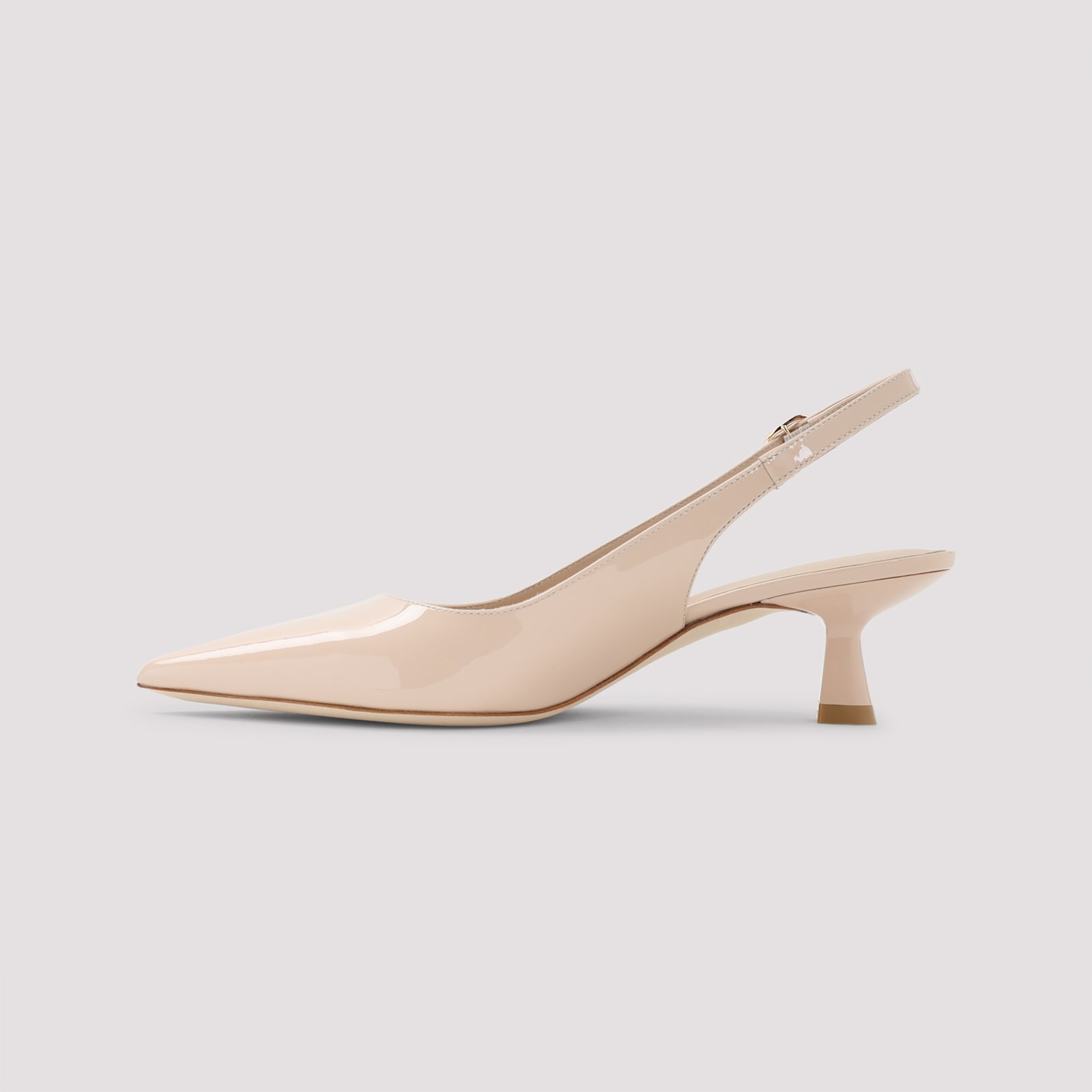 Stuart Weitzman Patent Leather Slingback Pumps With 5cm Heel In Multi