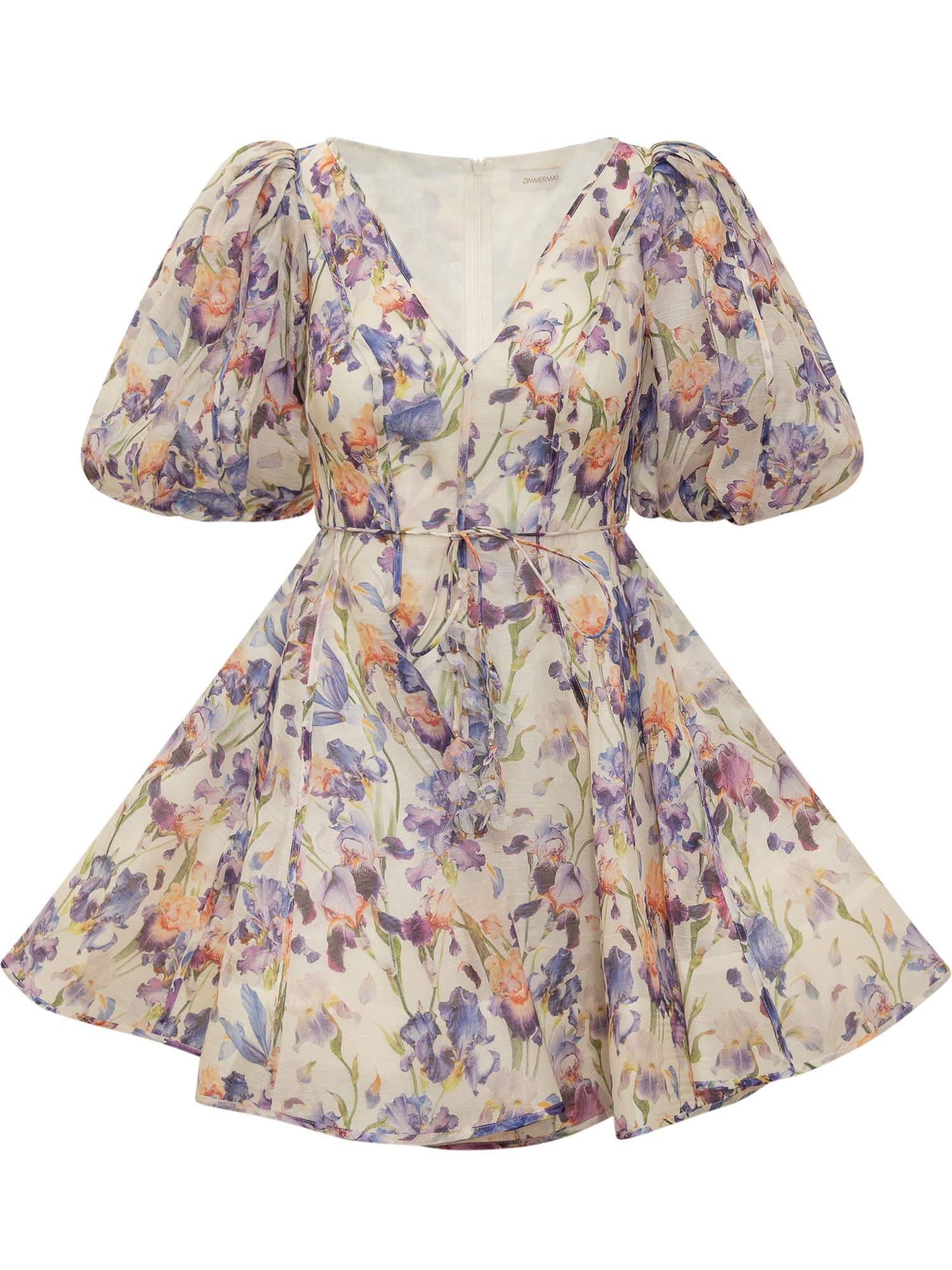 Zimmermann Tama Dress In Iris Print | ModeSens