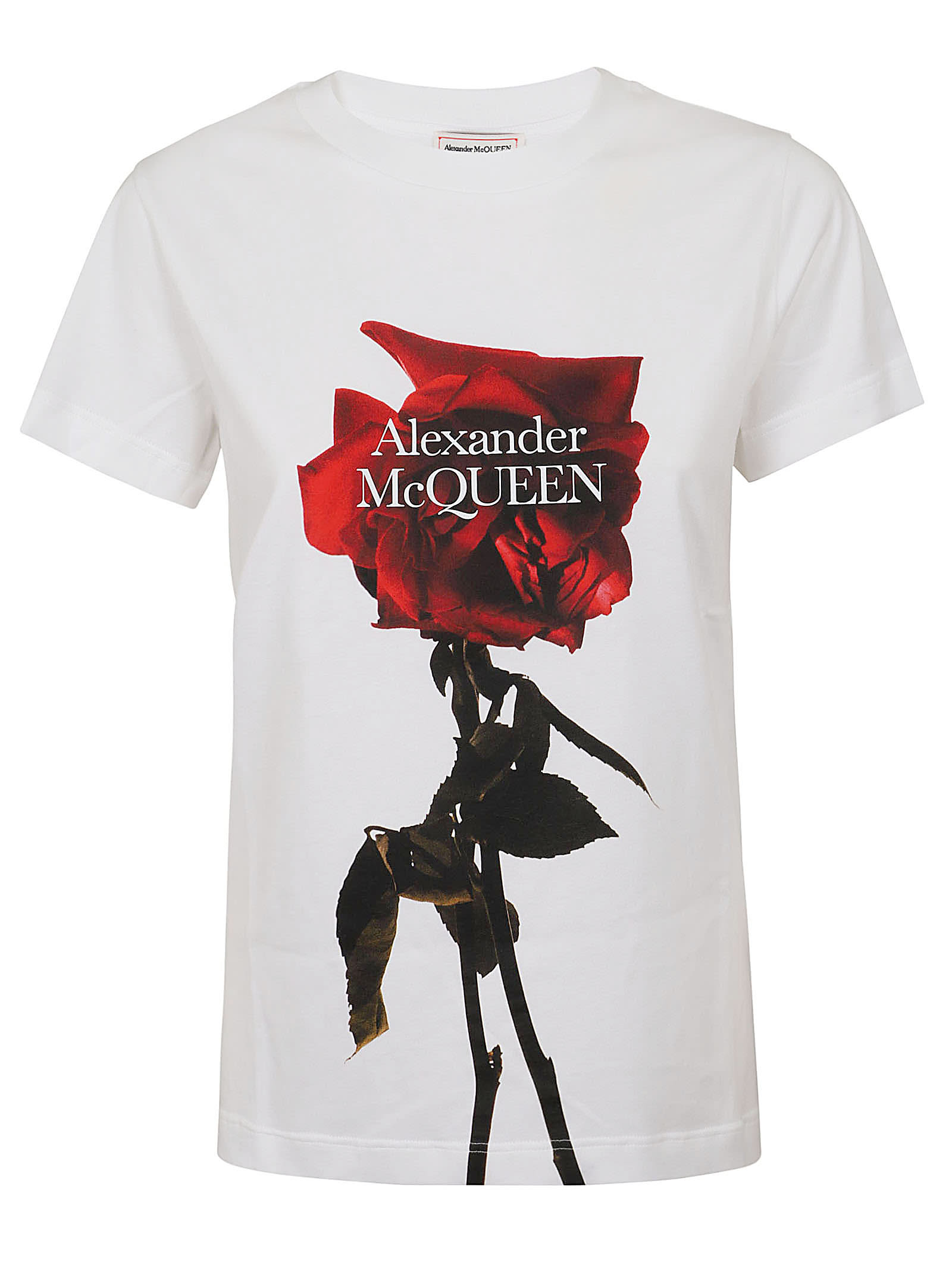Alexander Mcqueen Cut And Sew In White