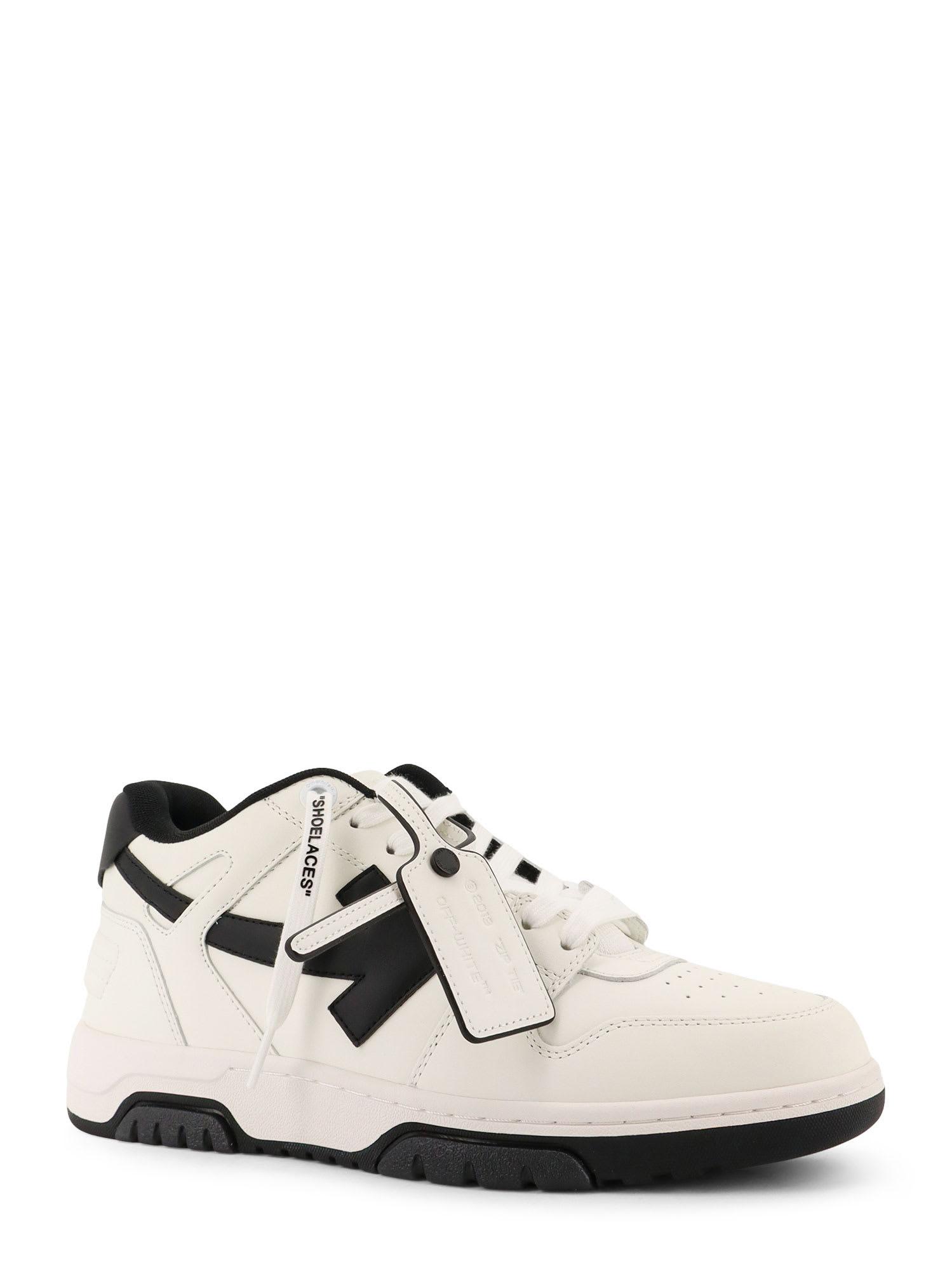 Off-white Out Of Office Leather Low-top Sneakers In Multi