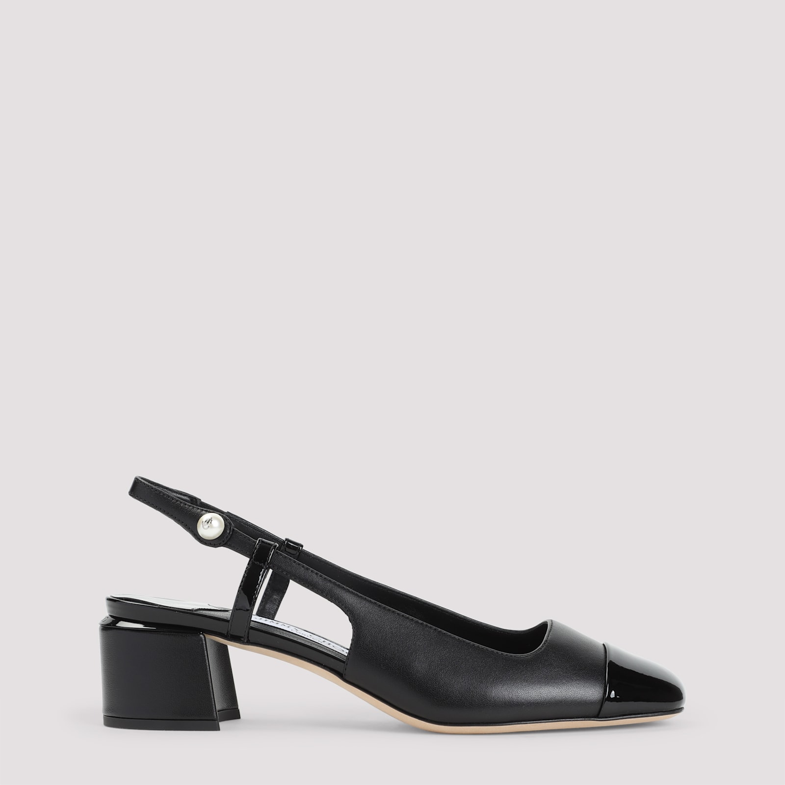 Jimmy Choo Elisa Patent Leather Slingback Pumps In Black