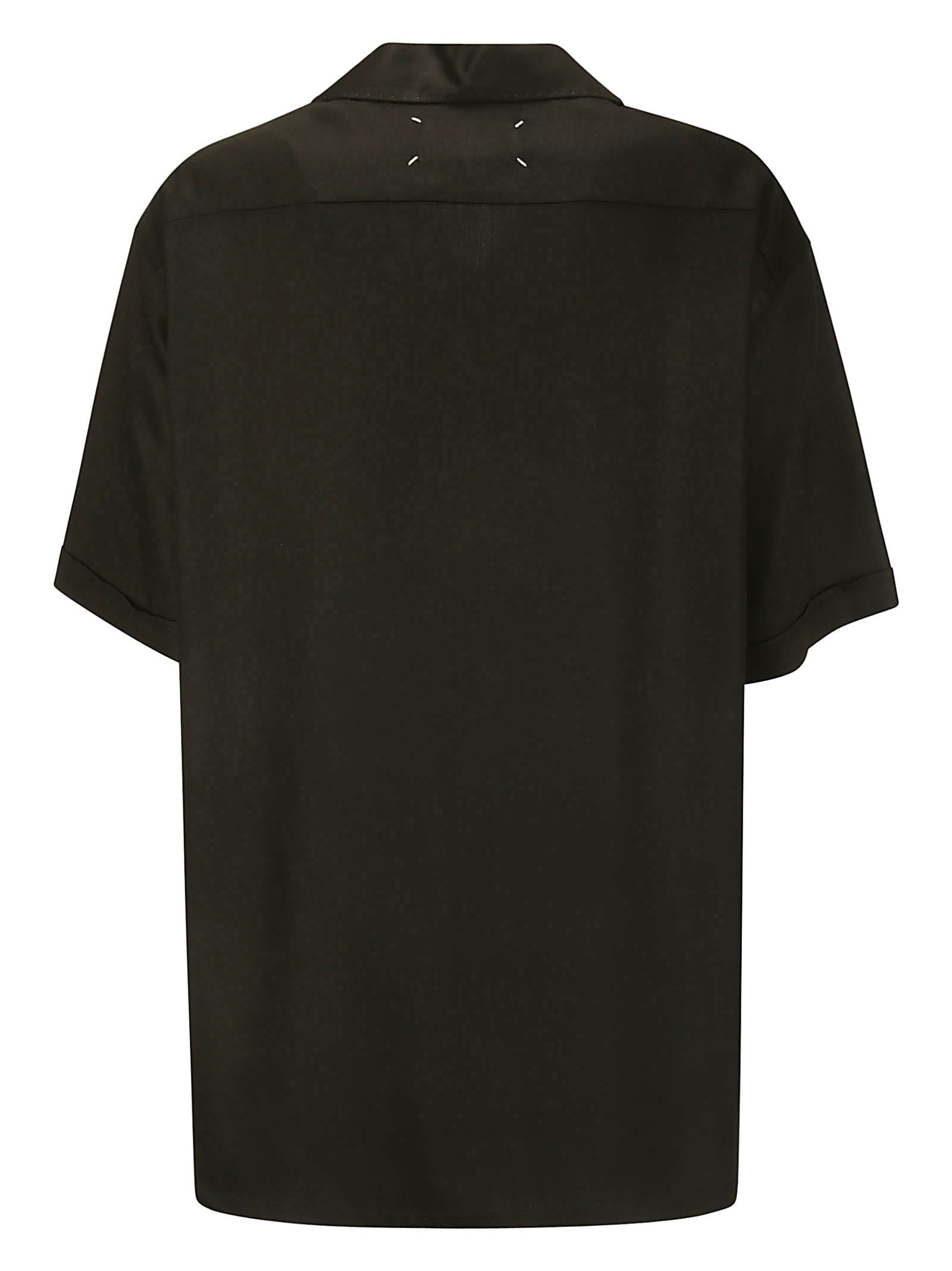Shop Maison Margiela Short-sleeved Shirt In Black