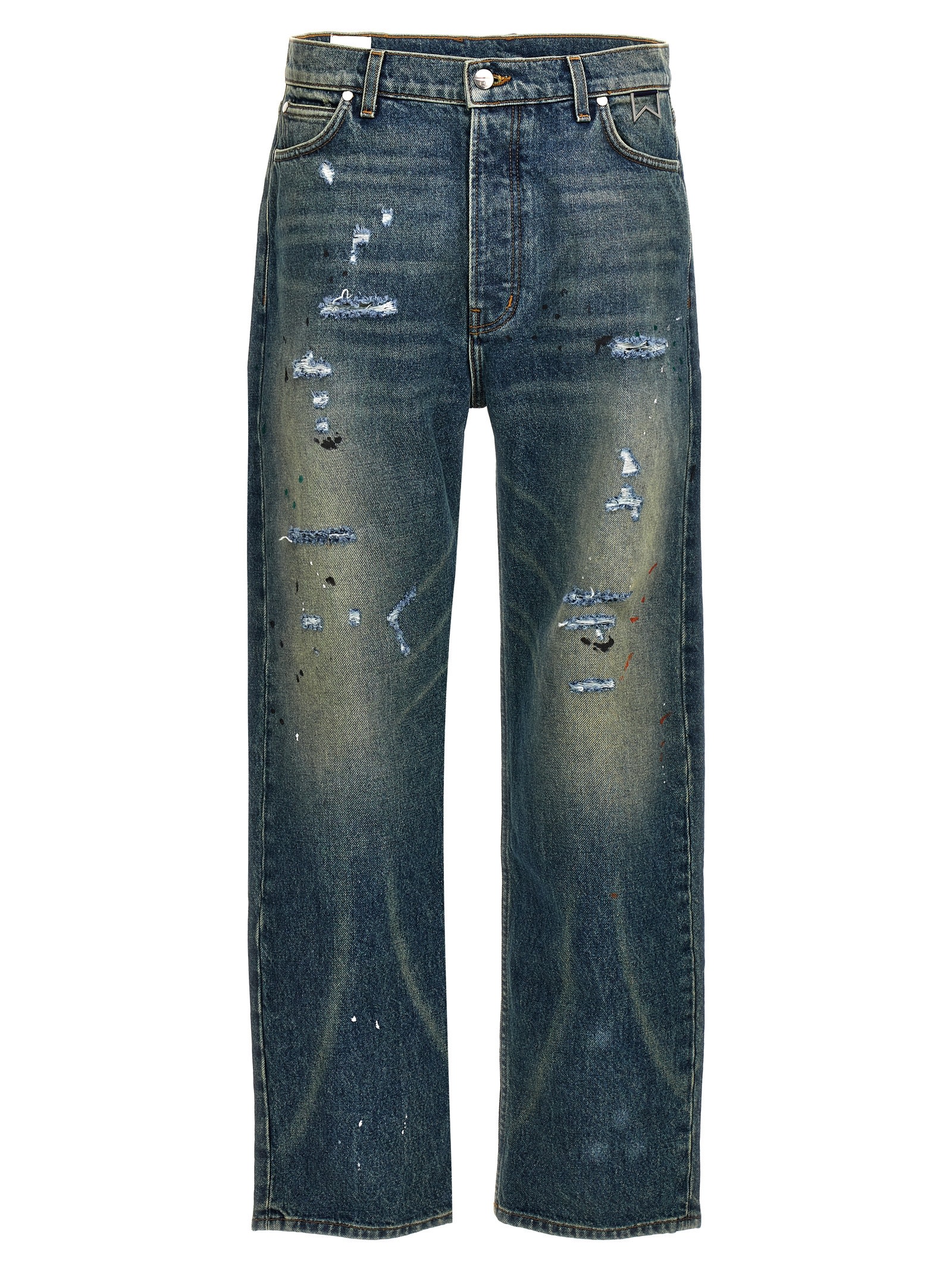 Shop Rhude 90s Jeans In Blue