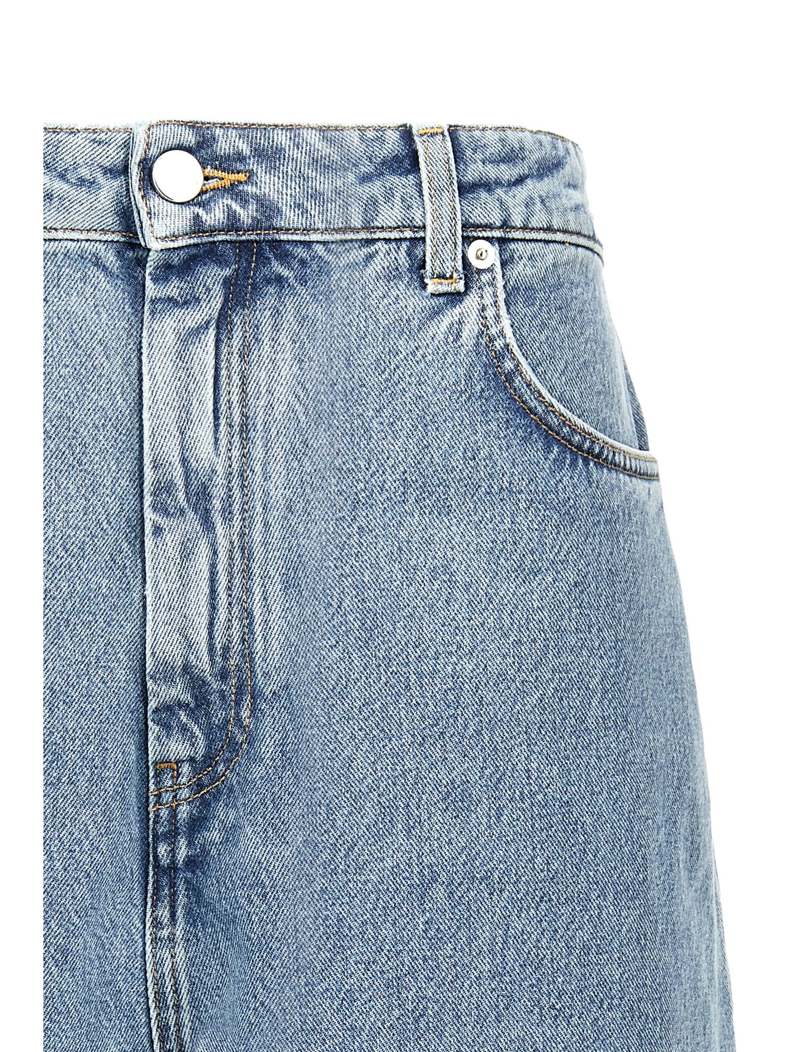 Shop Loulou Studio Isu Bermuda Shorts In Light Blue