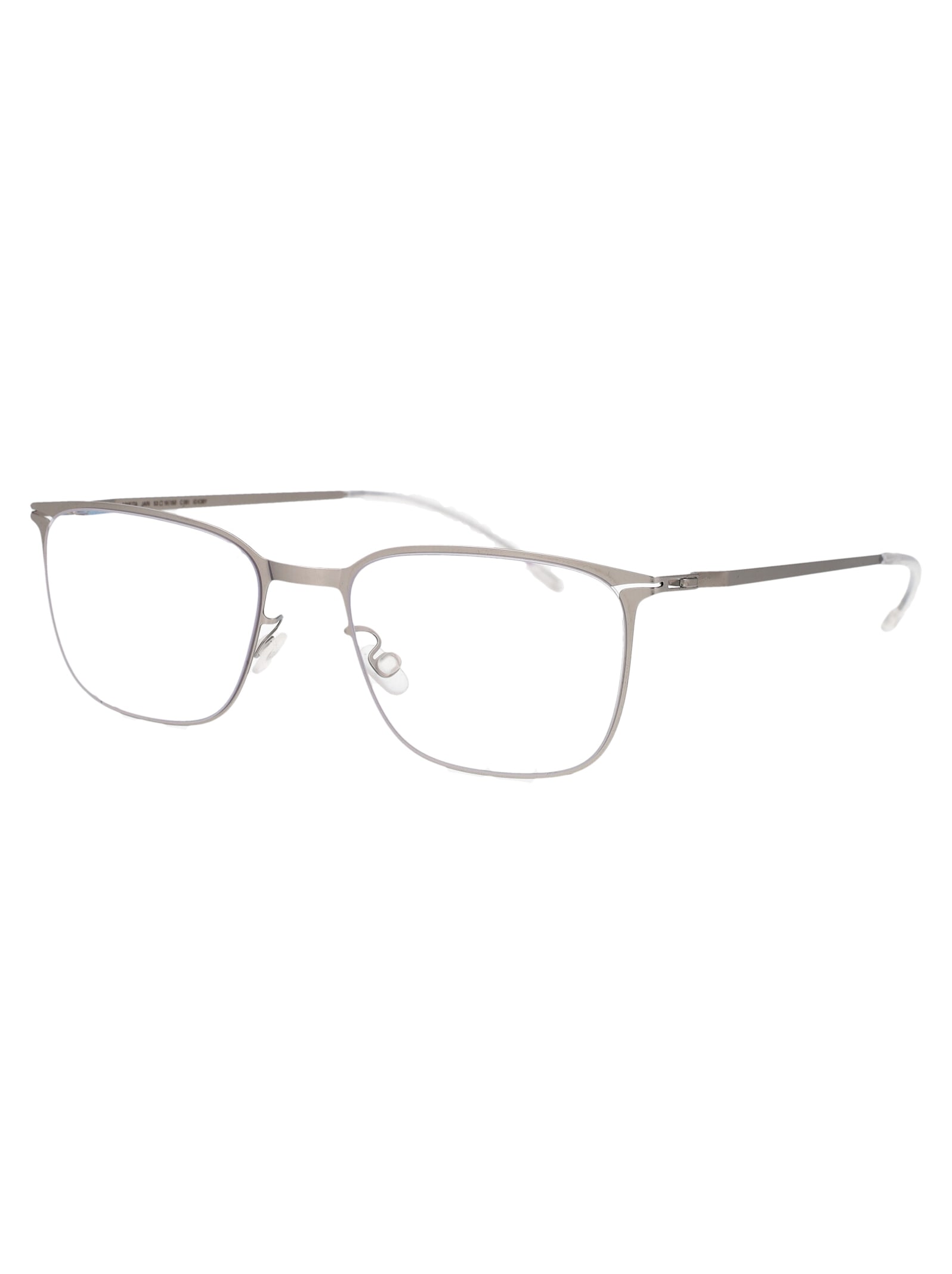 Shop Mykita Jari Glasses In Shiny Silver