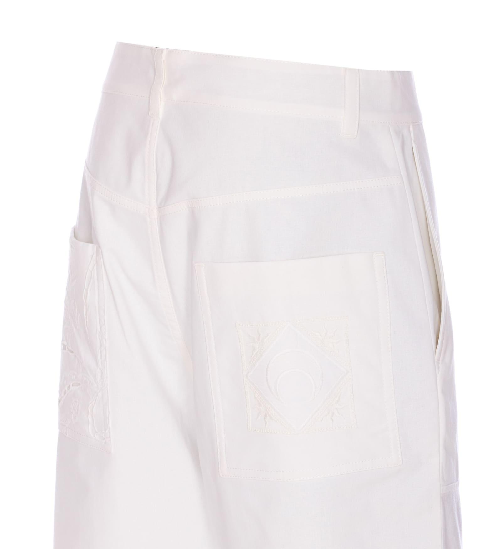 Marine Serre Women Regenerated Pants