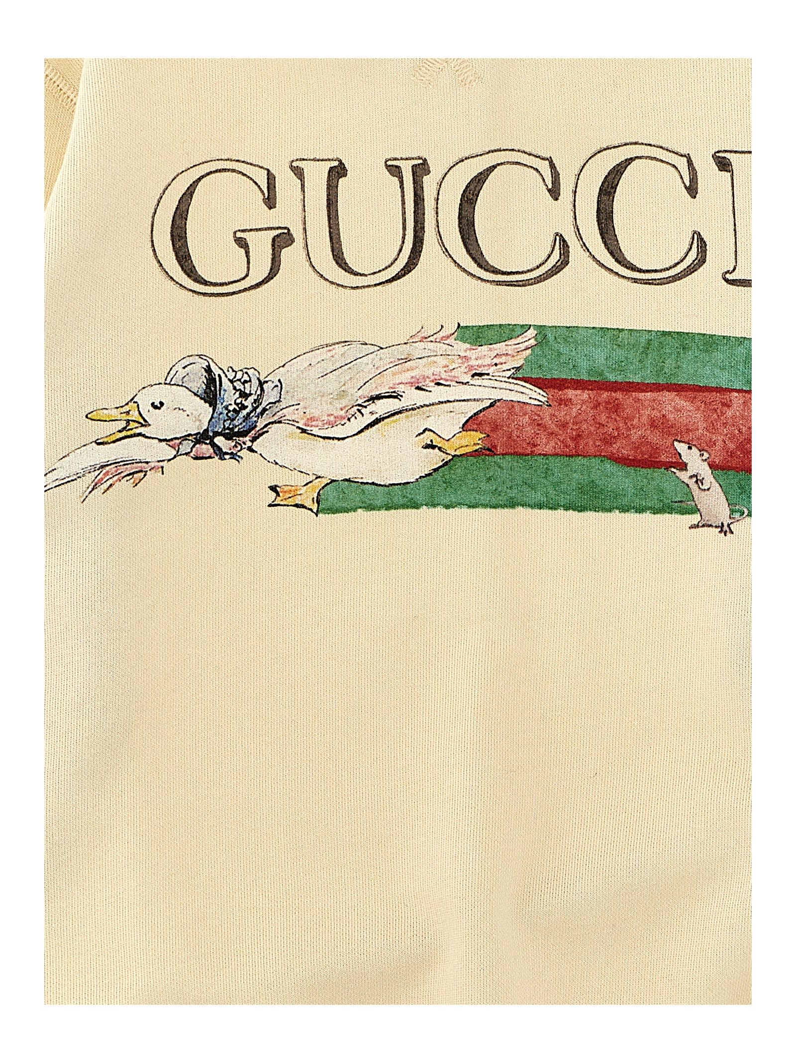 Shop Gucci Peter Rabbit X  Hoodie In White