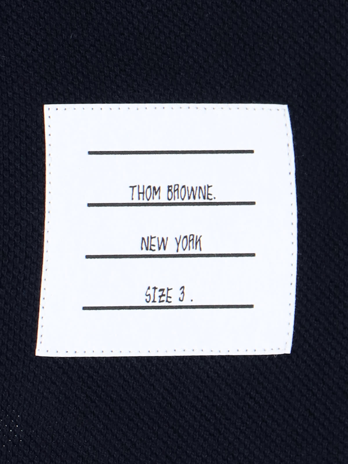 Shop Thom Browne Tricolour Back Detail T-shirt In Blue