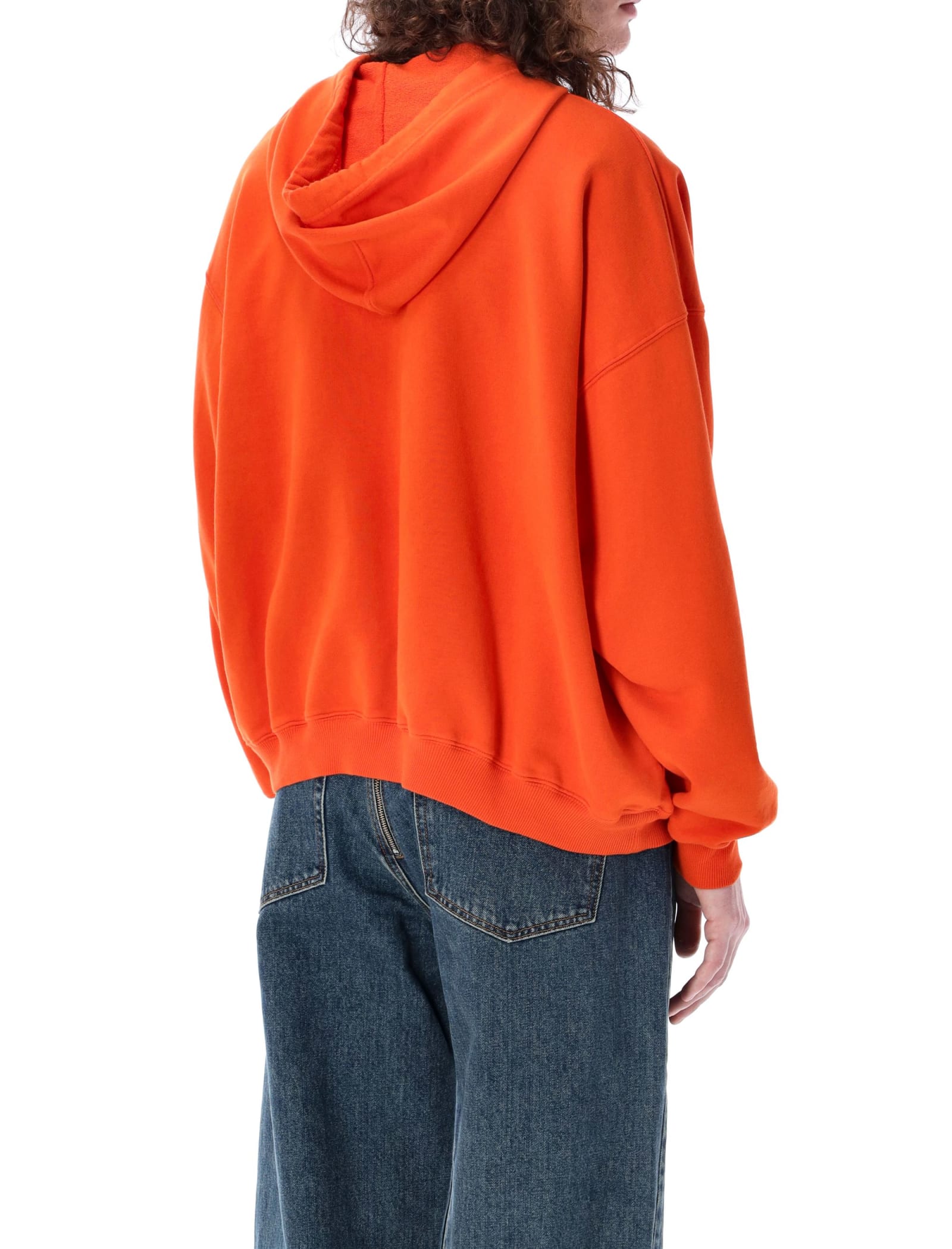 Shop Magliano Twisted Hoodie In Orange