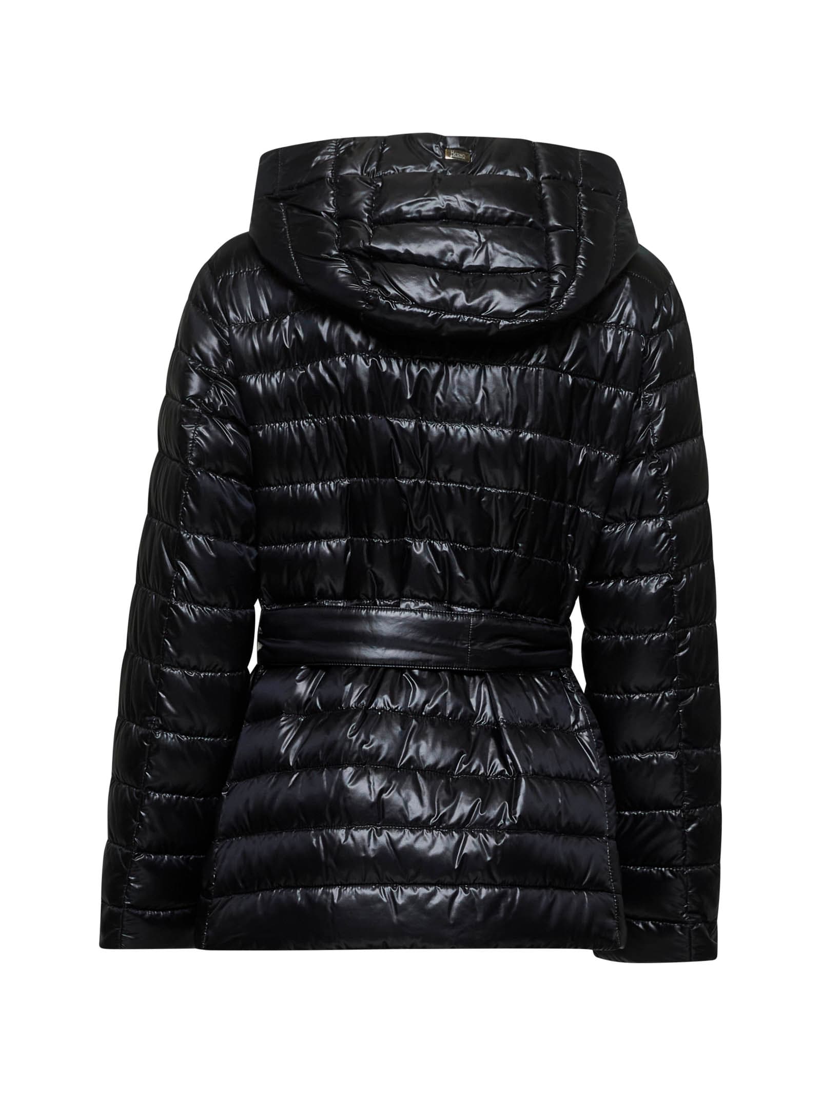 Herno Down Jacket In Nero